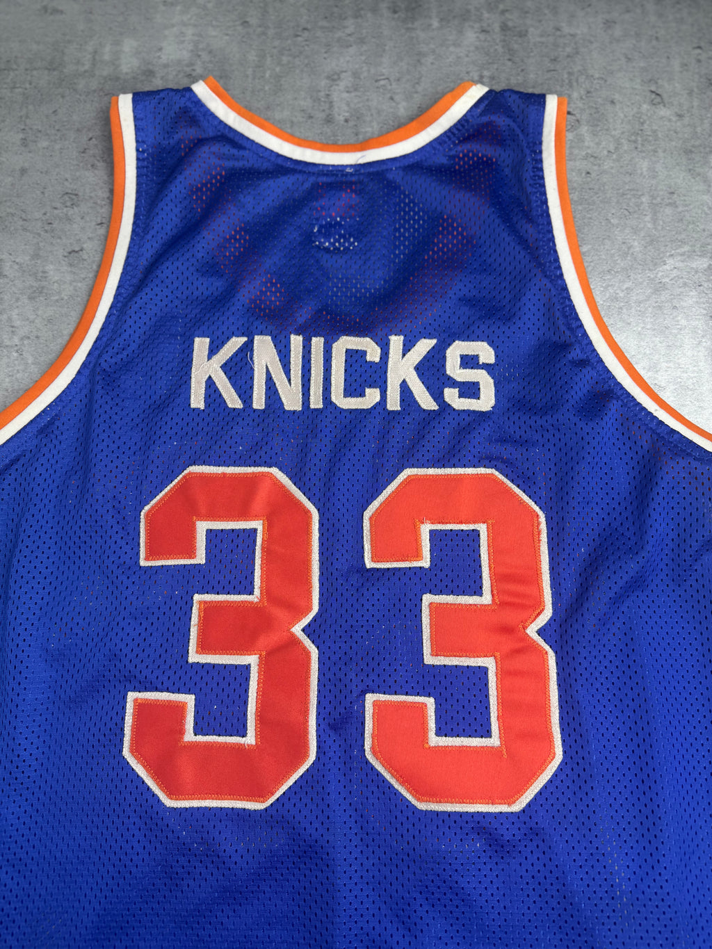 RARE Spalding New York Knicks 90s Fan Souvenir Official Licensed NBA Jersey