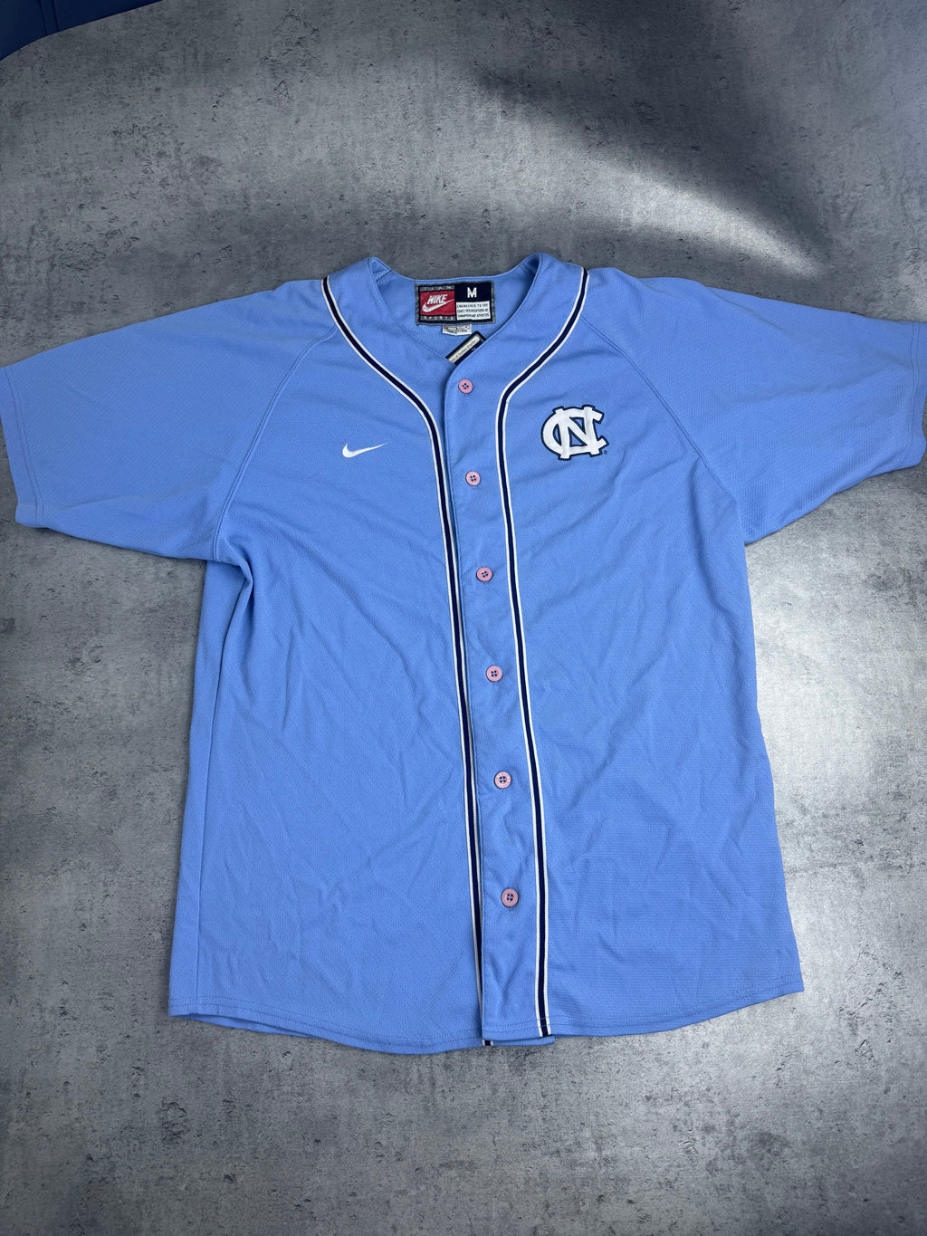 90s North Carolina Tar Heels Baseball Jersey College NCAA Nike Michael Jordan