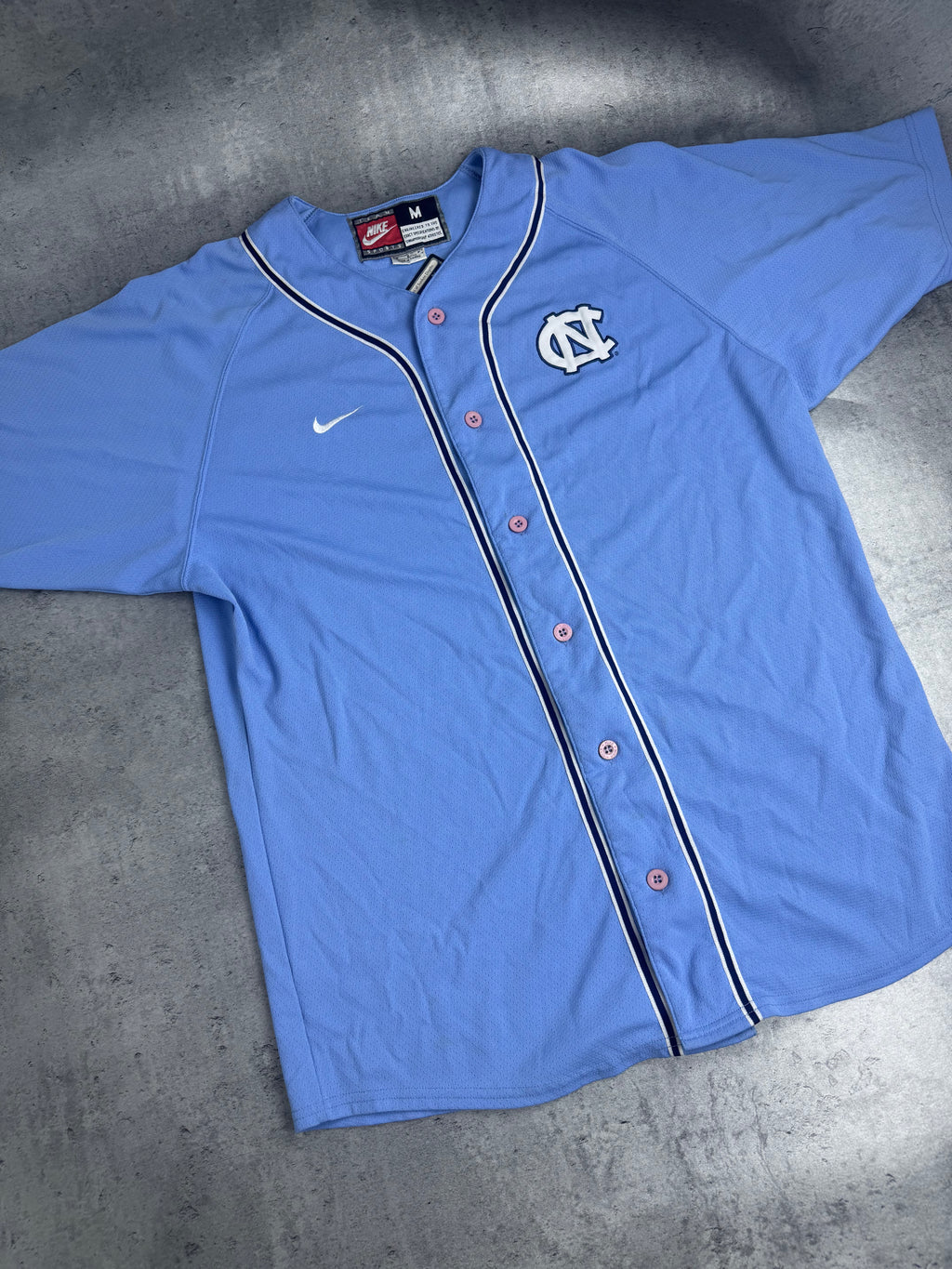 90s North Carolina Tar Heels Baseball Jersey College NCAA Nike Michael Jordan
