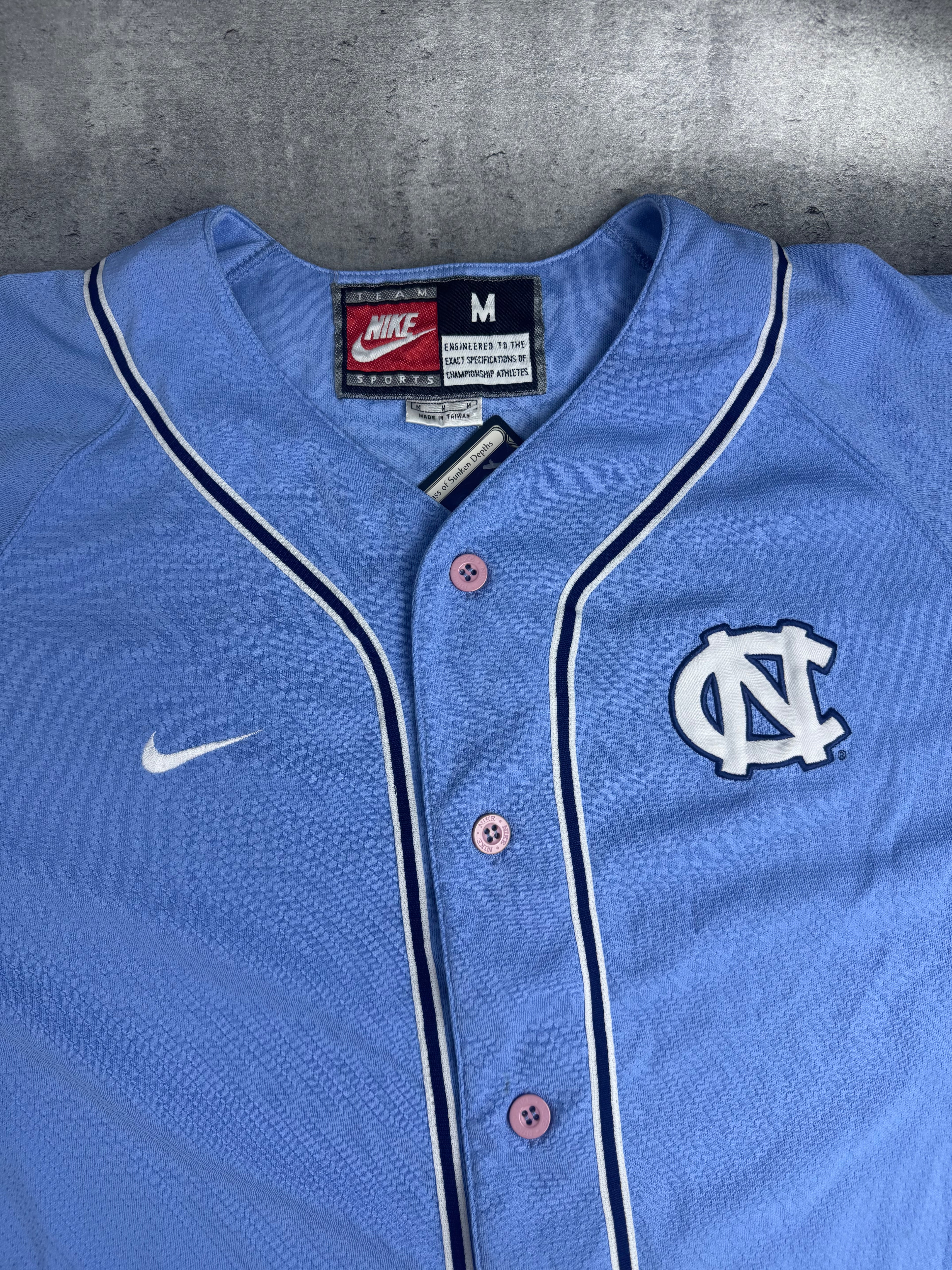 90s North Carolina Tar Heels Baseball Jersey College NCAA Nike Michael Jordan