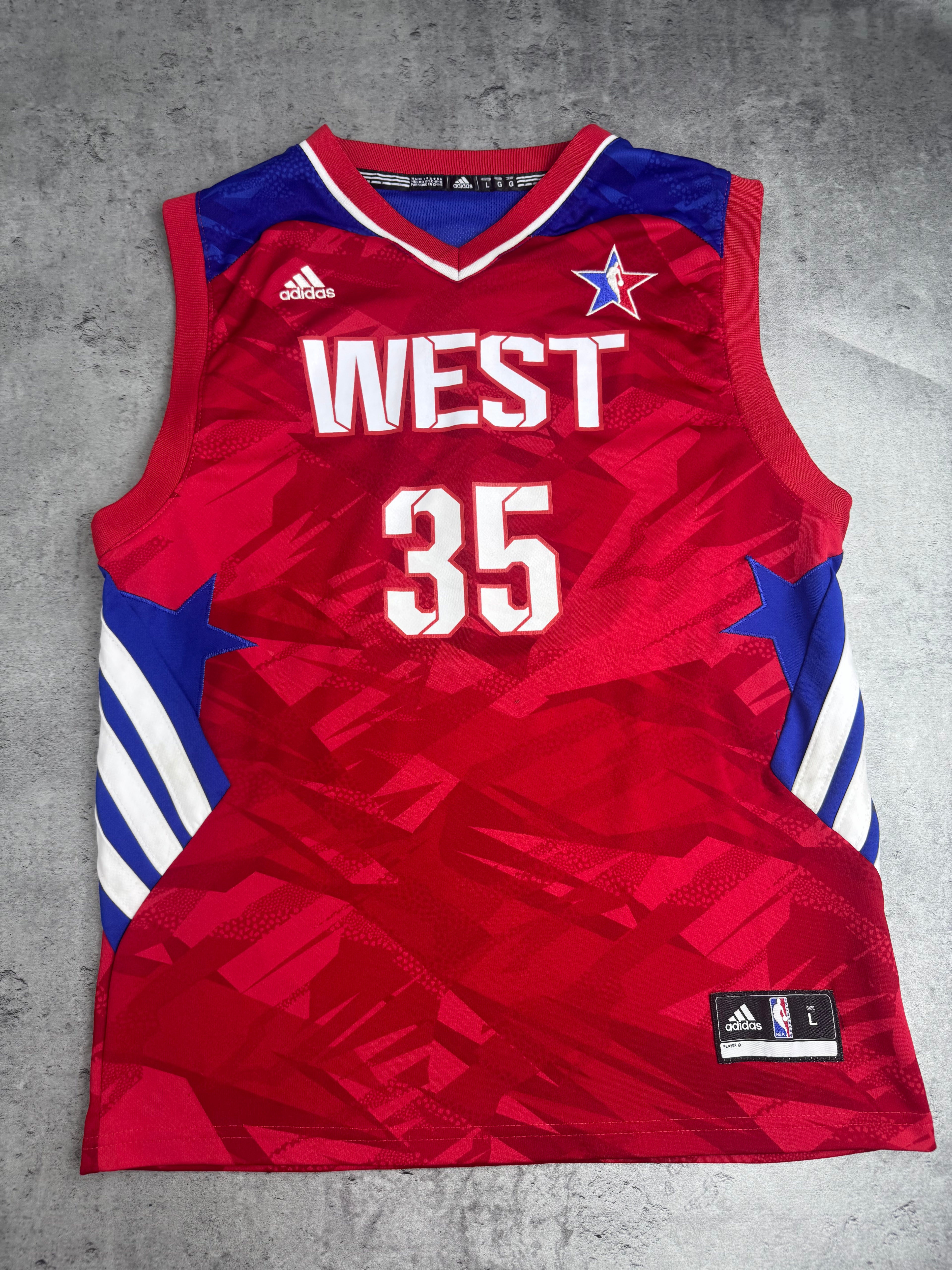 2013 All Star Game NBA Basketball Kevin Durant Adidas Jersey RARE