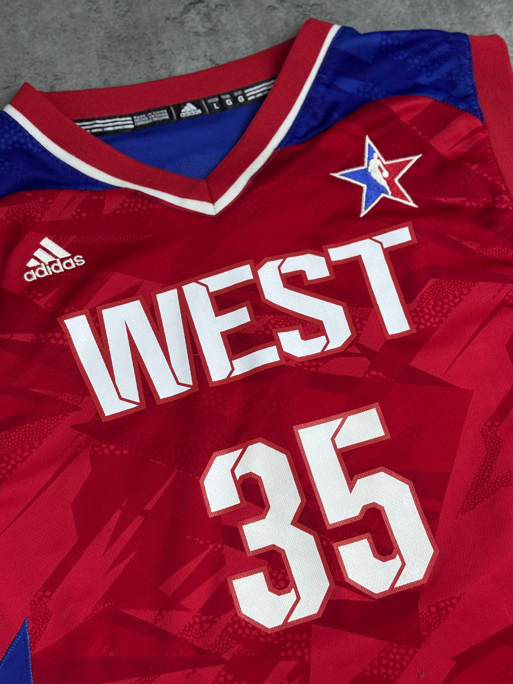 2013 All Star Game NBA Basketball Kevin Durant Adidas Jersey RARE