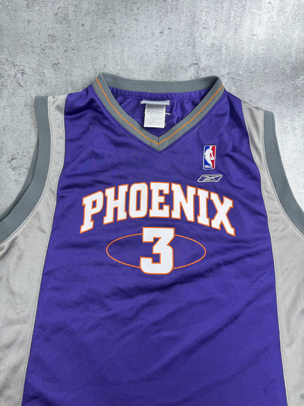 2002-04 Phoenix Suns Stephon Marbury Reebok Vintage Basketball NBA Jersey Koszykarska Koszulka Na Ramiączkach