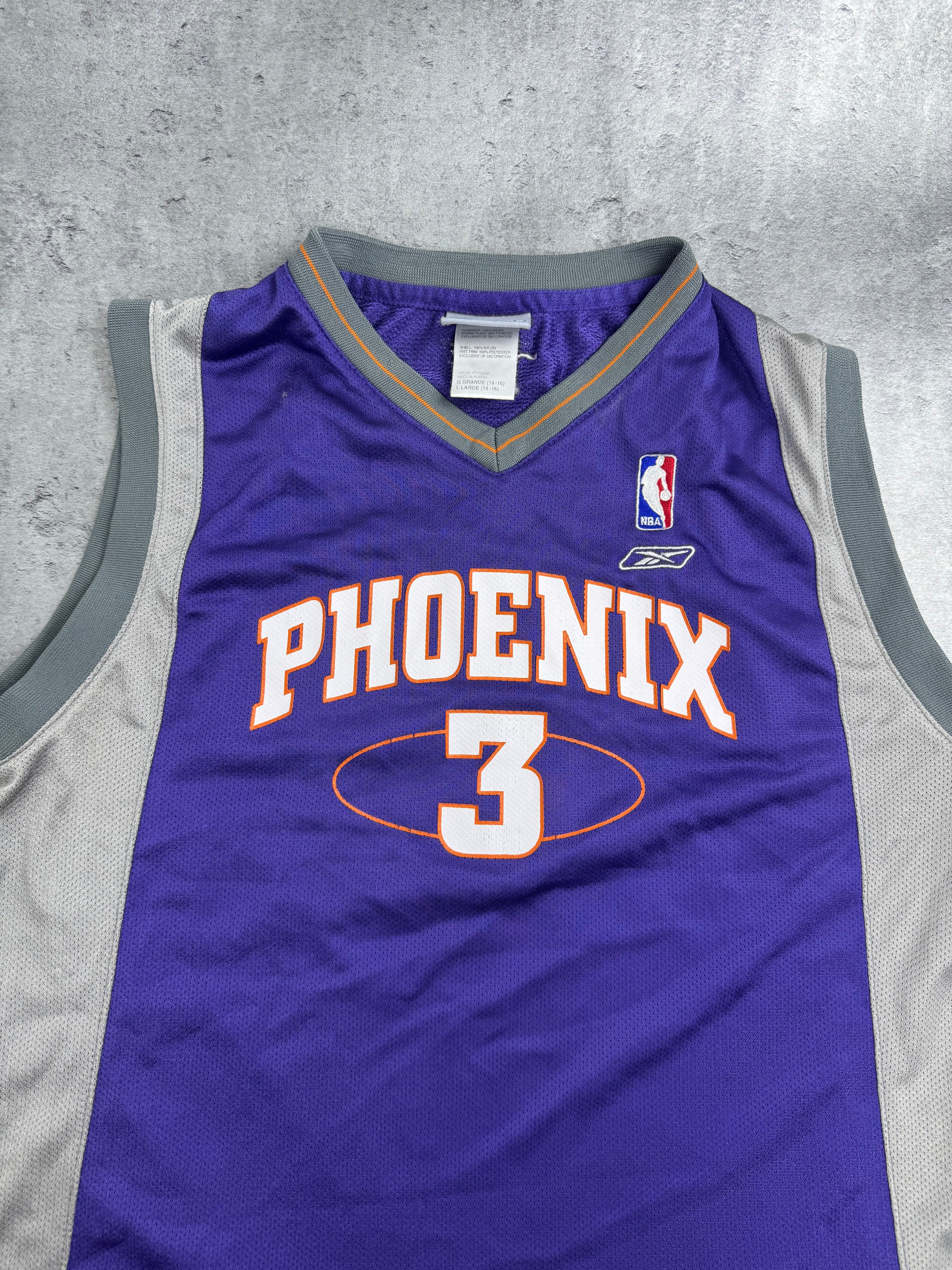 2002-04 Phoenix Suns Stephon Marbury Reebok Vintage Basketball NBA Jersey Koszykarska Koszulka Na Ramiączkach