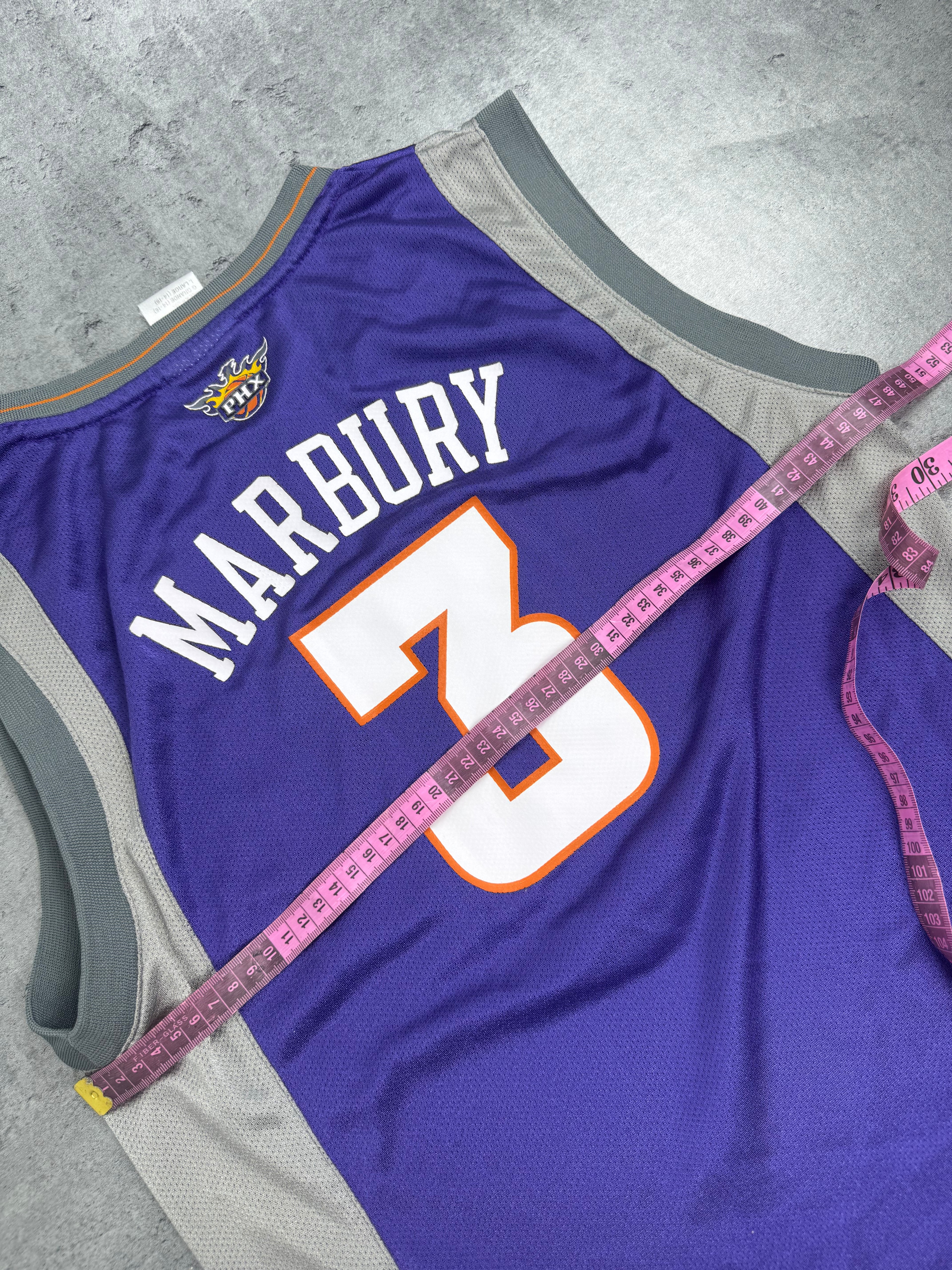 2002-04 Phoenix Suns Stephon Marbury Reebok Vintage Basketball NBA Jersey Koszykarska Koszulka Na Ramiączkach