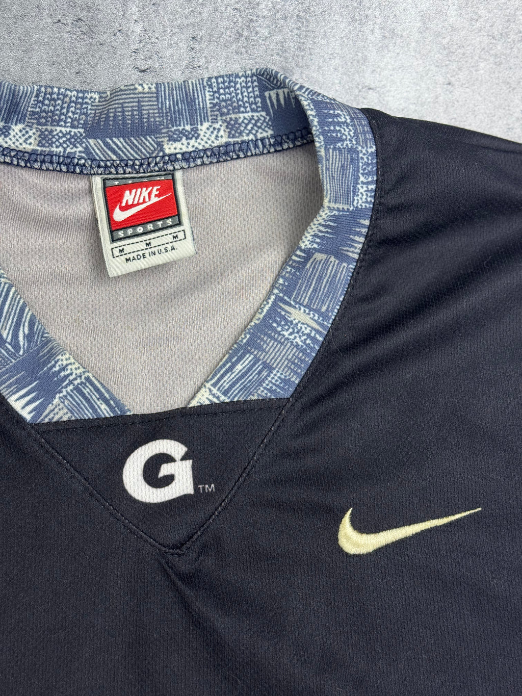 90s Nike Georgetown University Hoyas NCAA Basketball Jersey Uniwersytecka Koszulka Koszykarska