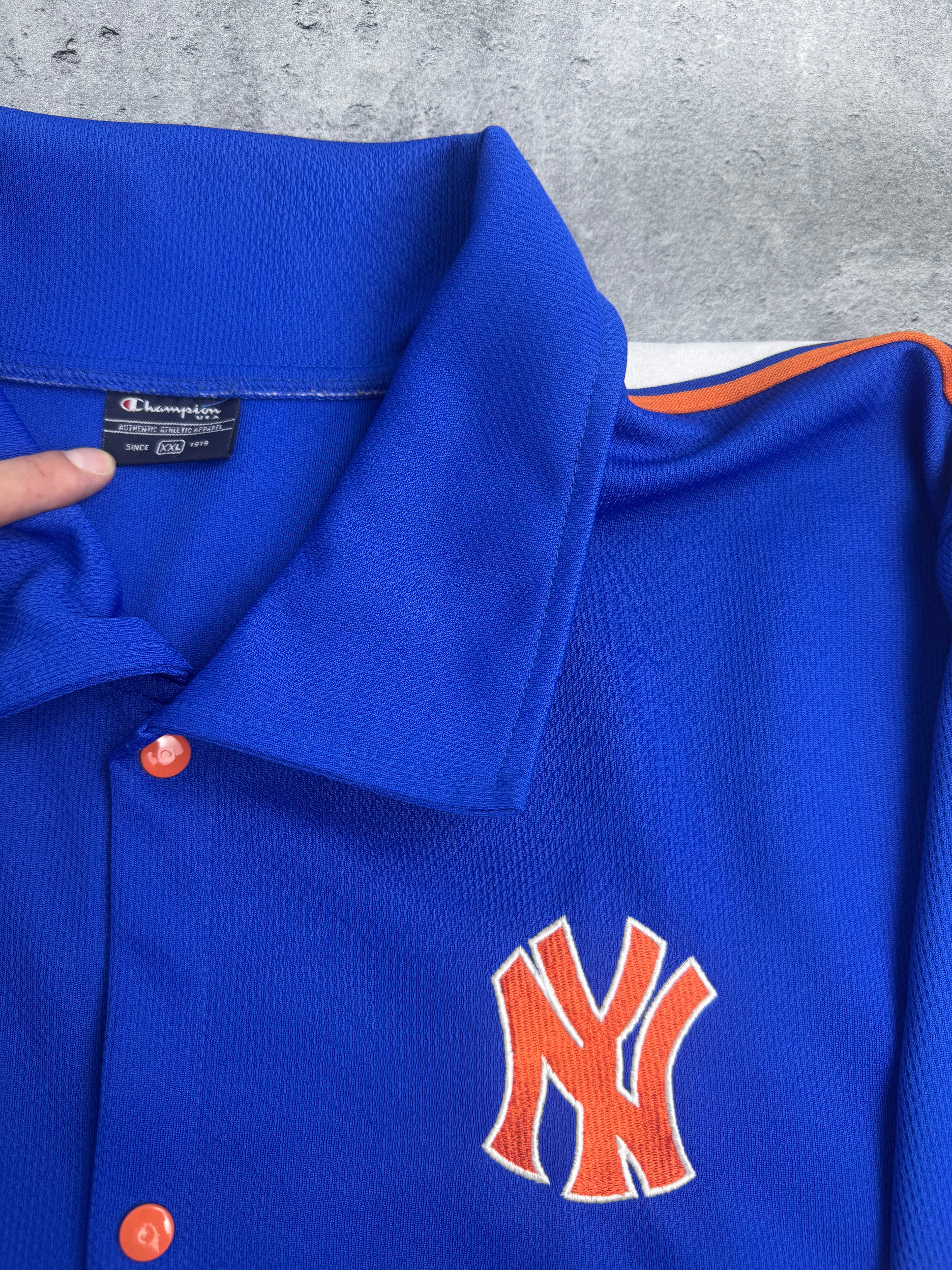 Champion New York Knicks 1972-1973 NBA Warm Up Shooting Shirt Jersey Koszykarska Overszied
