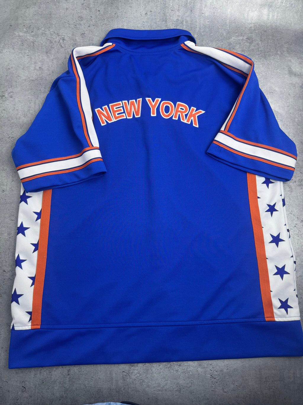 Champion New York Knicks 1972-1973 NBA Warm Up Shooting Shirt Jersey Koszykarska Overszied