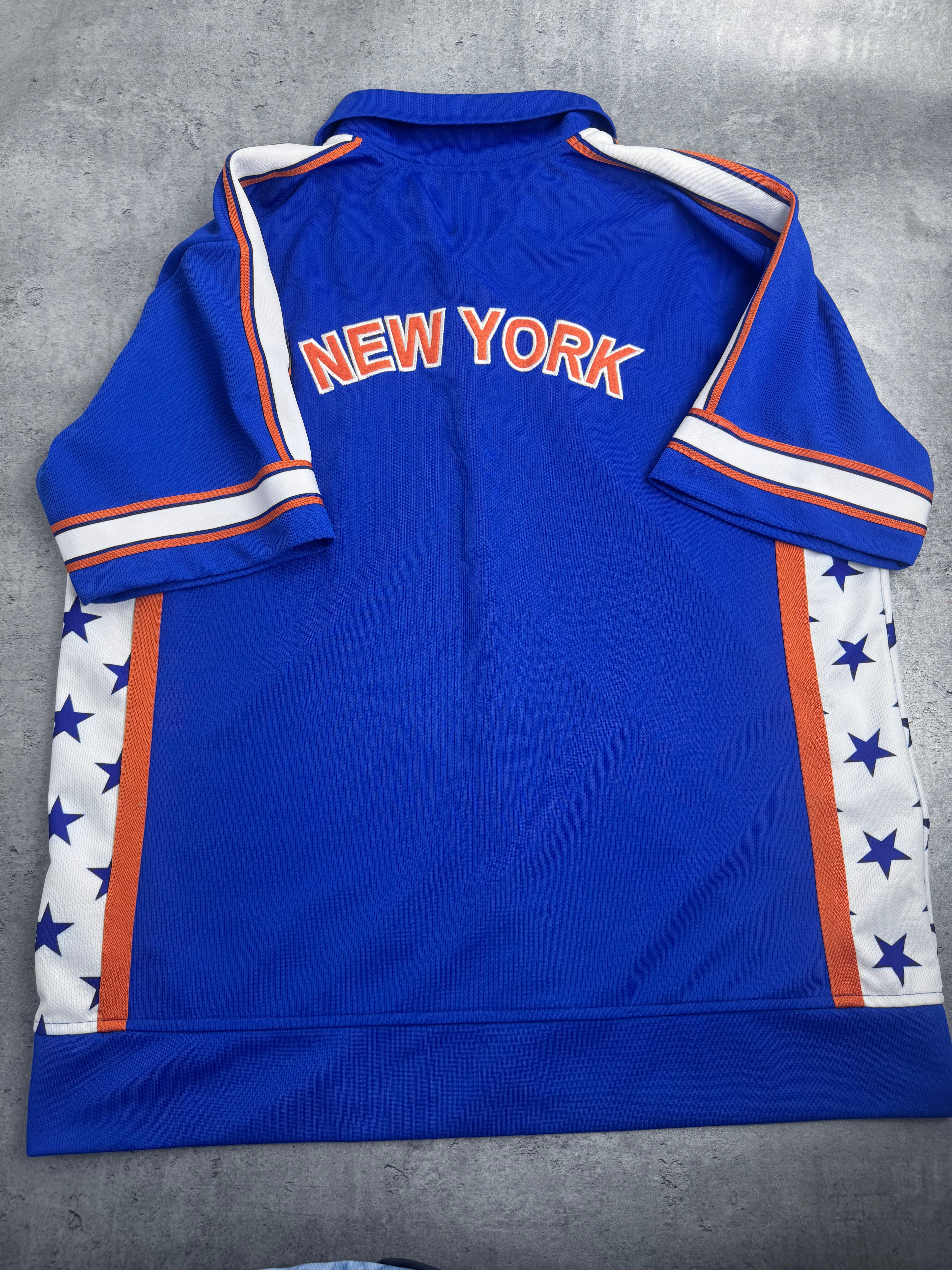 Champion New York Knicks 1972-1973 NBA Warm Up Shooting Shirt Jersey Koszykarska Overszied