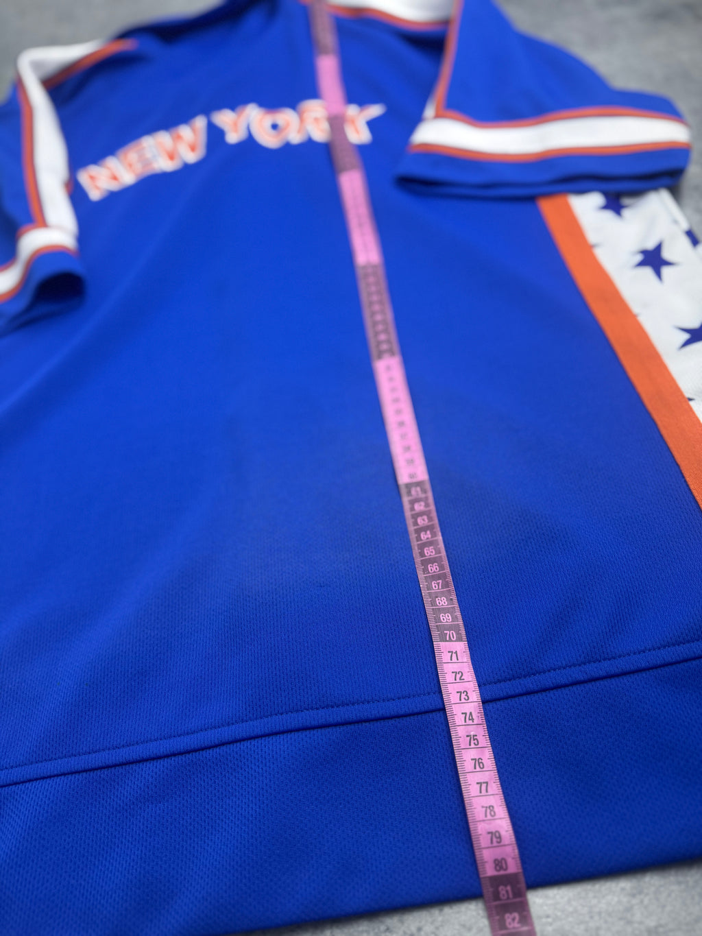 Champion New York Knicks 1972-1973 NBA Warm Up Shooting Shirt Jersey Koszykarska Overszied