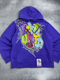 Vintage Ecko Unltd Graffiti Graphic Oversized Skater Hoodie Y2K bluza z kapturem 2000s retro