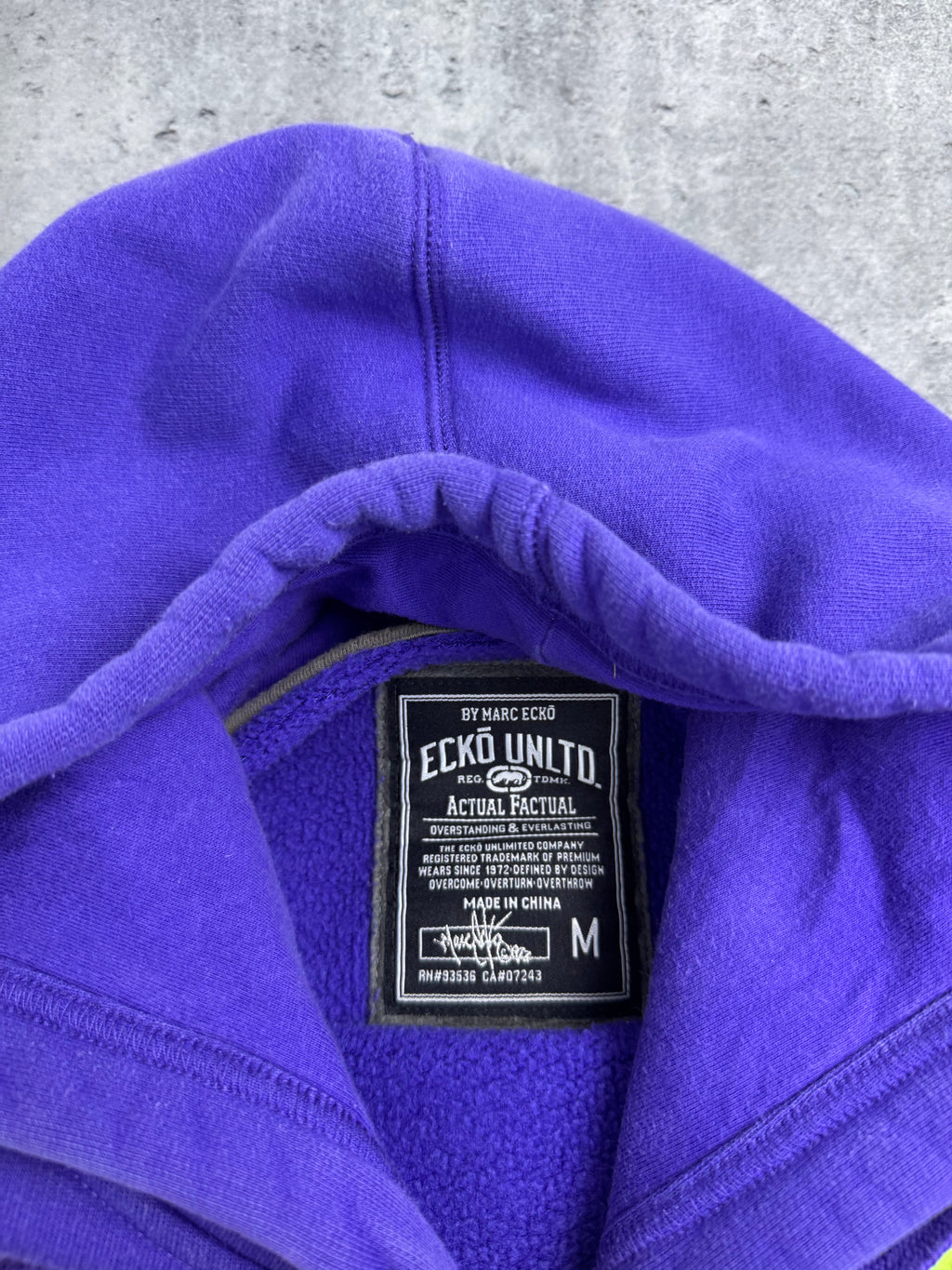 Vintage Ecko Unltd Graffiti Graphic Oversized Skater Hoodie Y2K bluza z kapturem 2000s retro