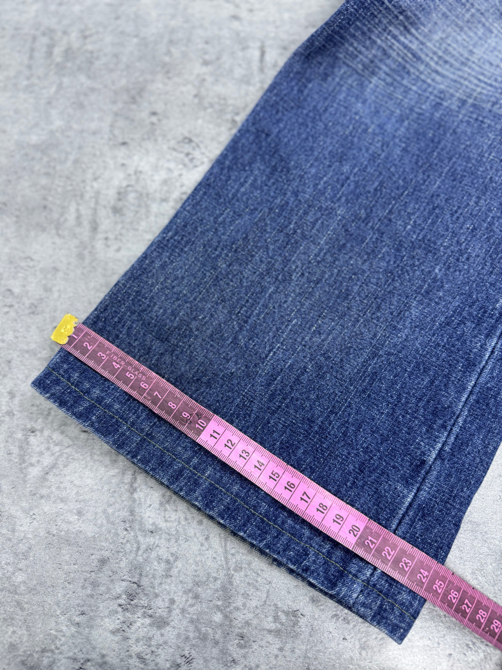 Diesel Industry Bootcut Spodnie Poszerzane Dzwony Flared y2k Jeansy Jeansowe 2000s Era Back Pocket Embroidery