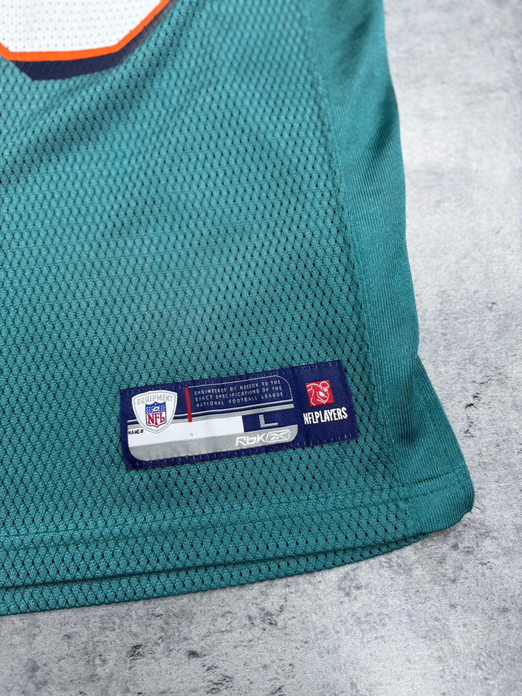 Reebok NFL Ronnie Brown Miami Dolphins Oversized Football Jersey vintage y2k oversized