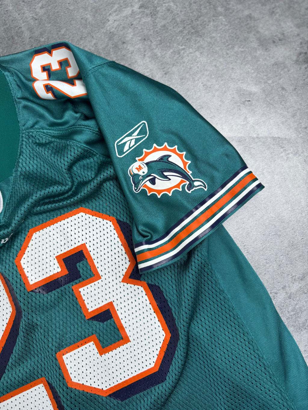 Reebok NFL Ronnie Brown Miami Dolphins Oversized Football Jersey vintage y2k oversized