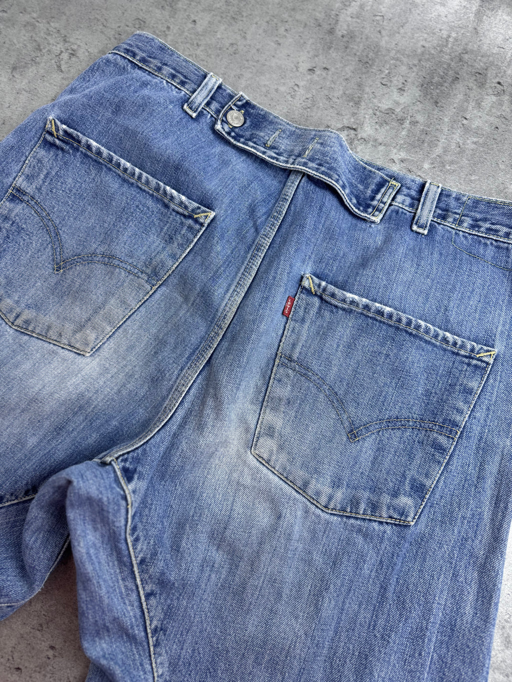 2003 Levi's Engineered Baggy Spodenki Jeansowe Vintage 2000s