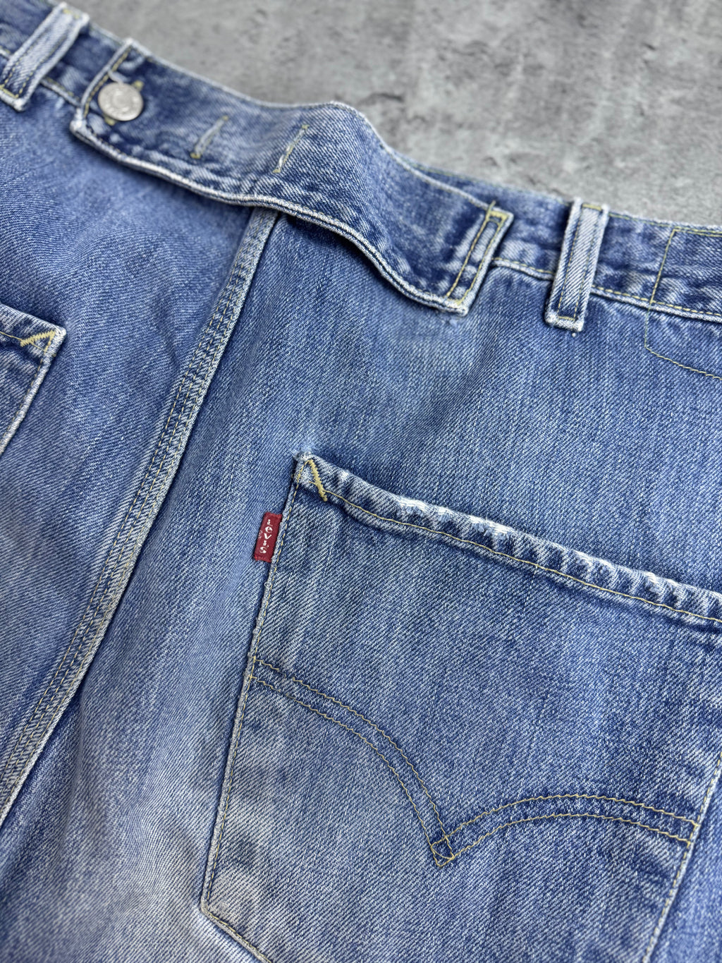 2003 Levi's Engineered Baggy Spodenki Jeansowe Vintage 2000s