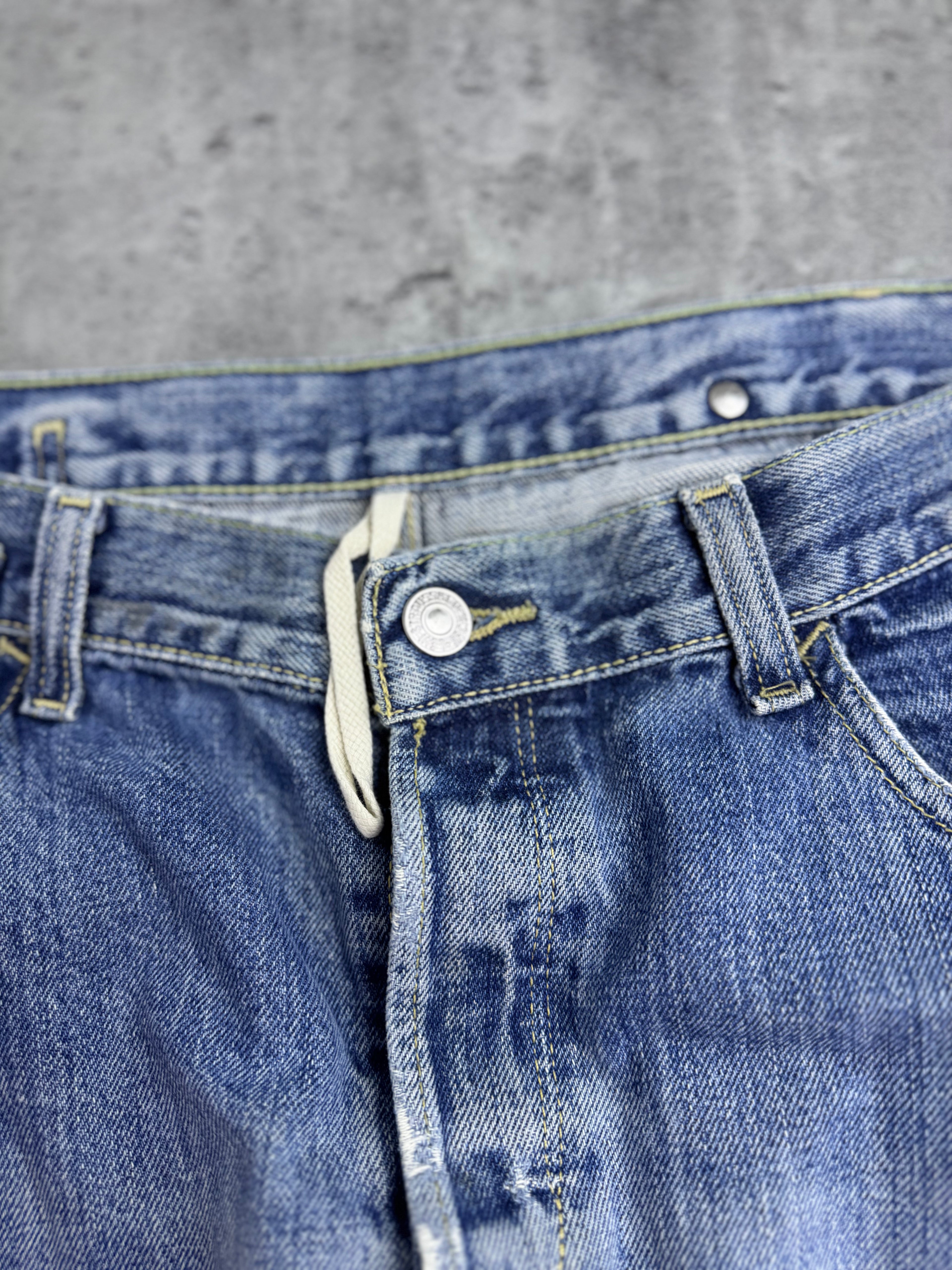 2003 Levi's Engineered Baggy Spodenki Jeansowe Vintage 2000s