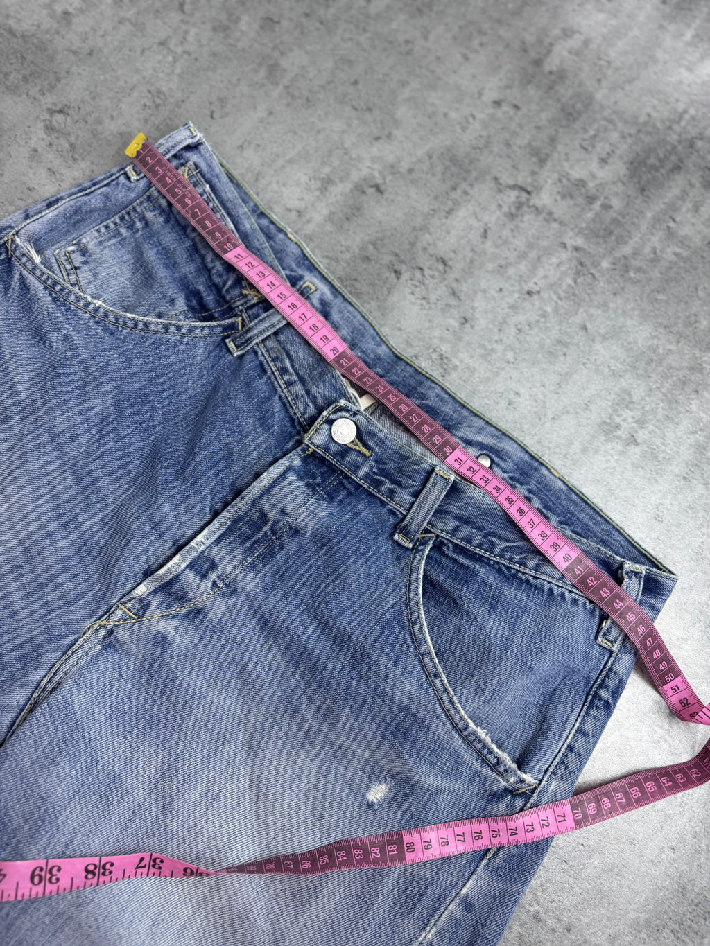 2003 Levi's Engineered Baggy Spodenki Jeansowe Vintage 2000s