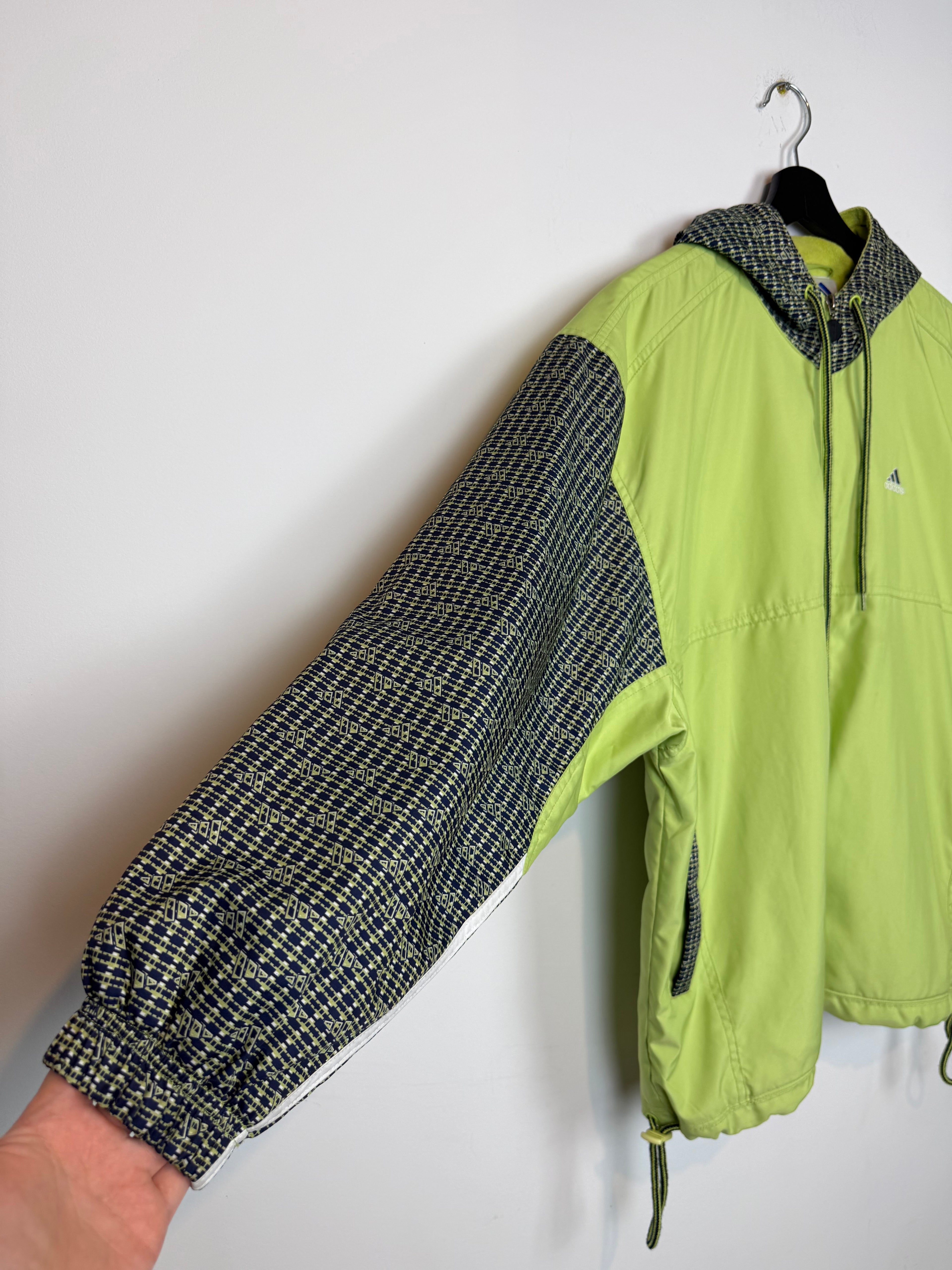 Vintage 90s Adidas Logo Windbreaker Jacket Actual Size M