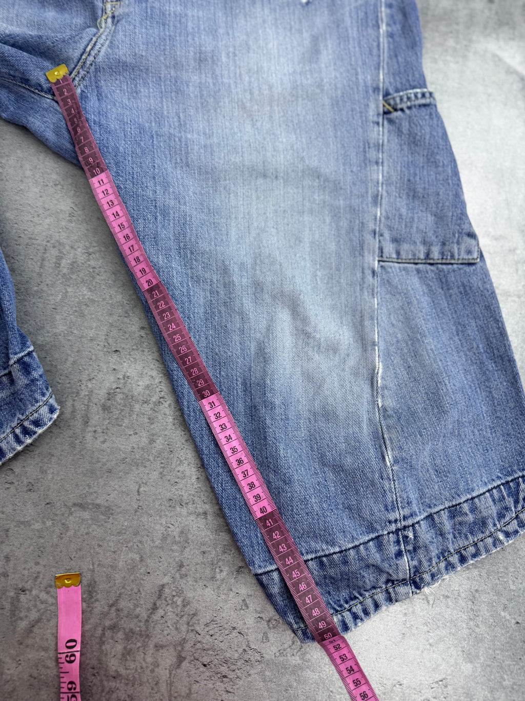 2003 Levi's Engineered Baggy Spodenki Jeansowe Vintage 2000s