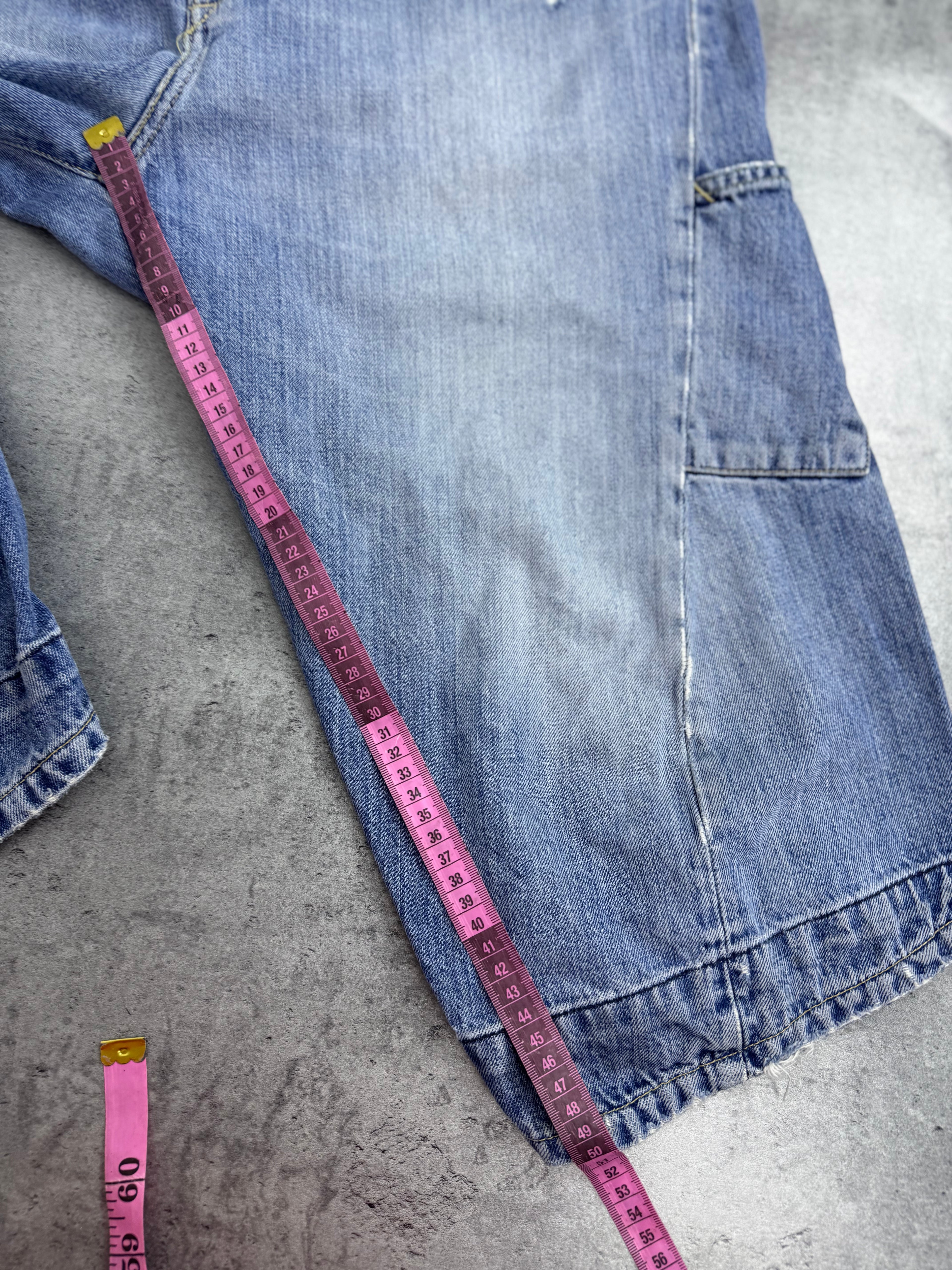 2003 Levi's Engineered Baggy Spodenki Jeansowe Vintage 2000s