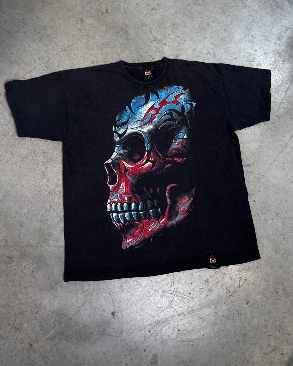 T-shirt Black Haven – Styl Affliction / Cyber Y2K / Grunge Grunge