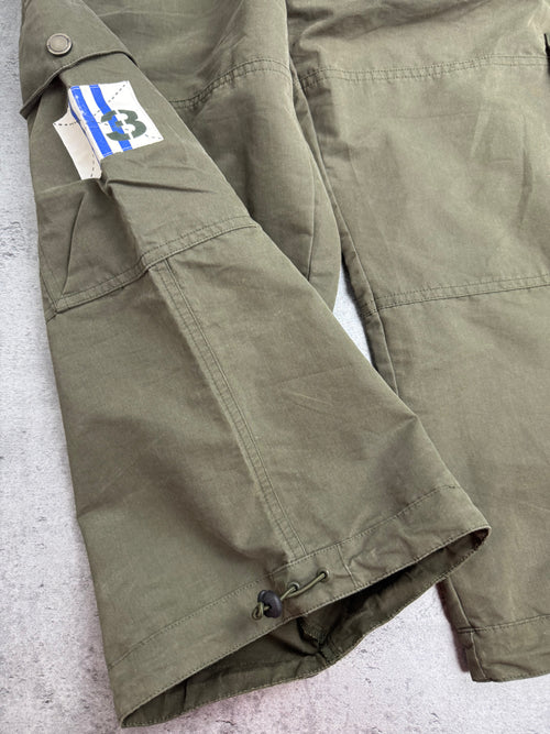 Adidas 2003 Rybaczki Cargo Shorts Spodenki Baggy Earth Tone Y2K Skater Vintage Szorty Capri