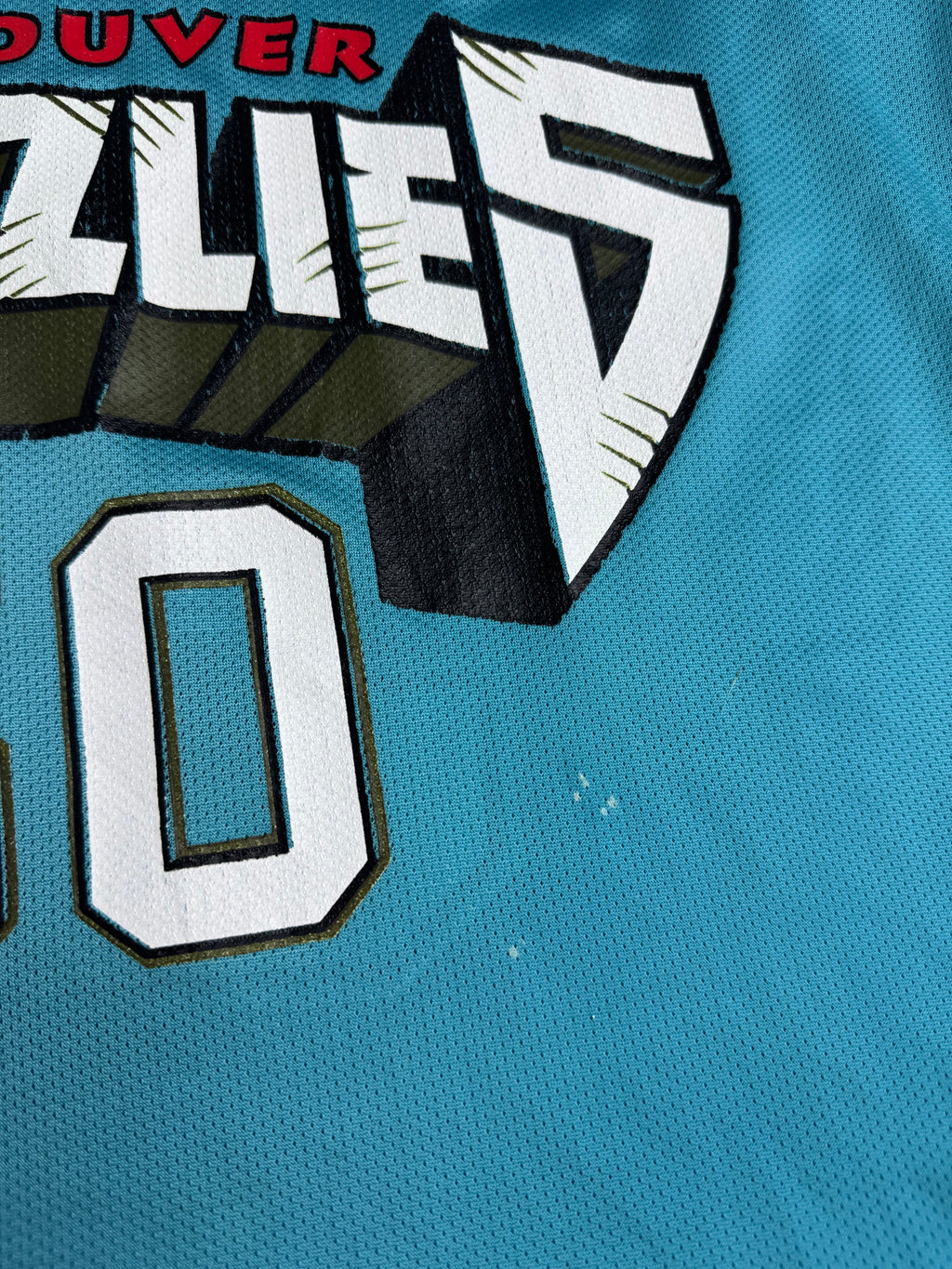 Bryant Reeves Vancouver Grizzlies Champion 90s Vintage Basketball Jersey Koszulka Koszykarska NBA RARE