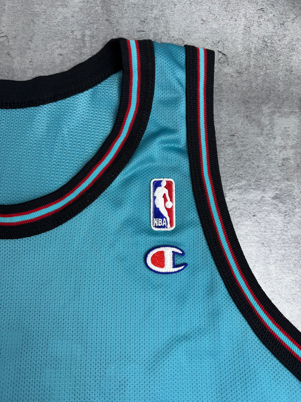 Bryant Reeves Vancouver Grizzlies Champion 90s Vintage Basketball Jersey Koszulka Koszykarska NBA RARE