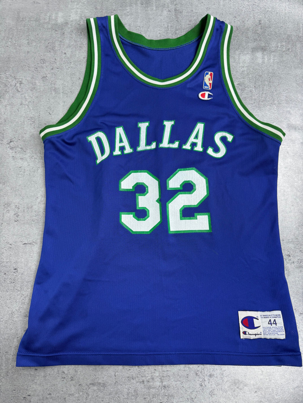 90s Dallas Mavericks NBA Koszulka Koszykarska Basketball Jersey Jamal Mashburn Champion Vintage