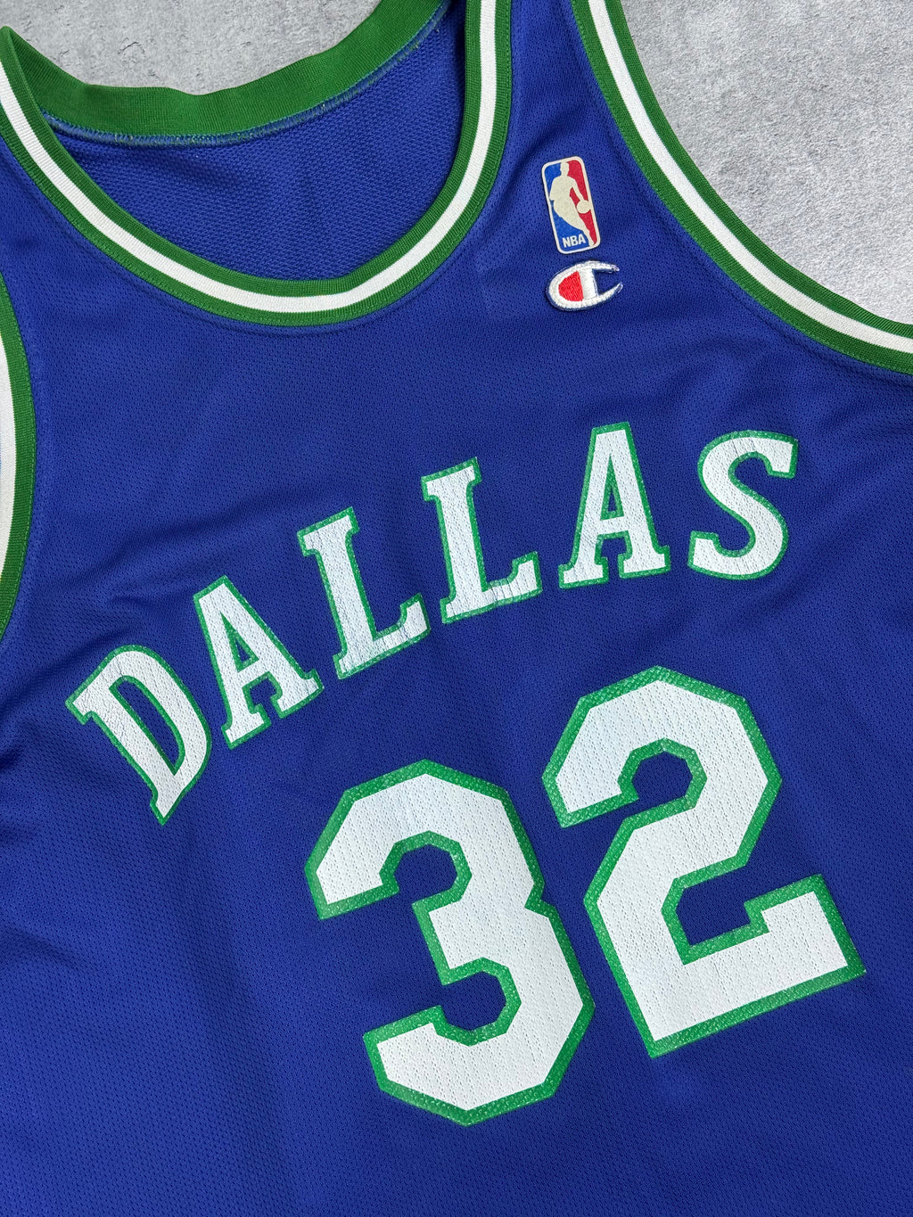 90s Dallas Mavericks NBA Koszulka Koszykarska Basketball Jersey Jamal Mashburn Champion Vintage