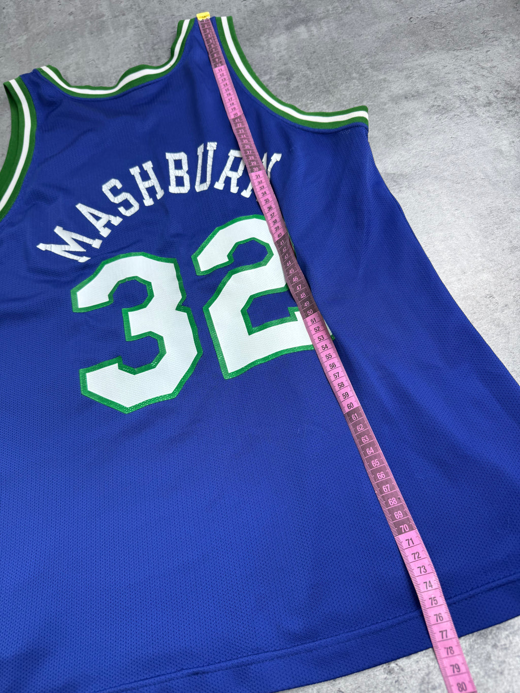 90s Dallas Mavericks NBA Koszulka Koszykarska Basketball Jersey Jamal Mashburn Champion Vintage