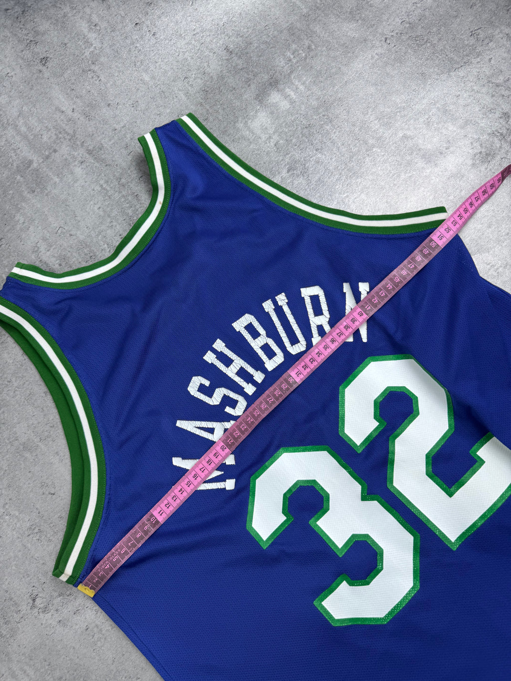 90s Dallas Mavericks NBA Koszulka Koszykarska Basketball Jersey Jamal Mashburn Champion Vintage