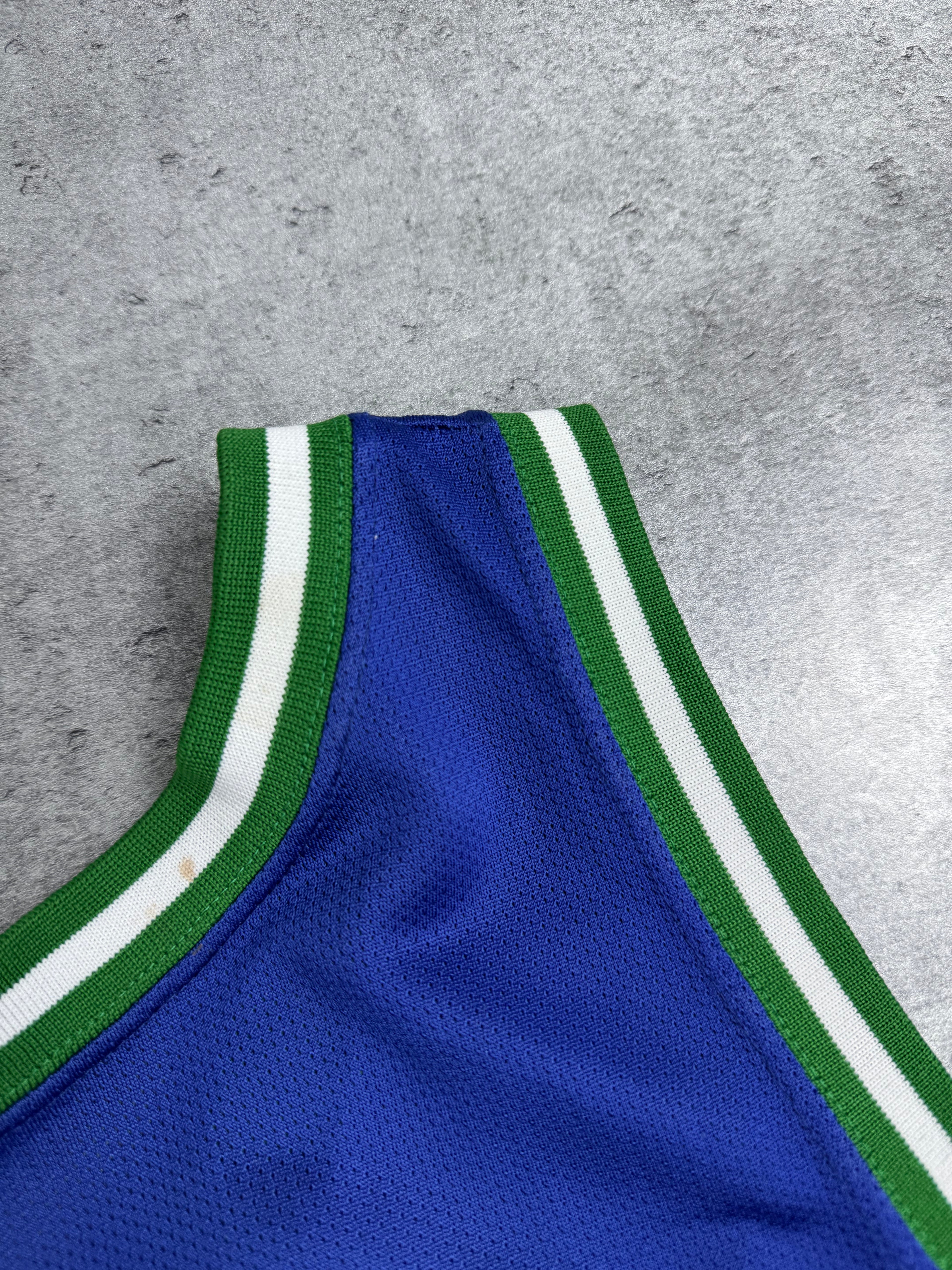 90s Dallas Mavericks NBA Koszulka Koszykarska Basketball Jersey Jamal Mashburn Champion Vintage