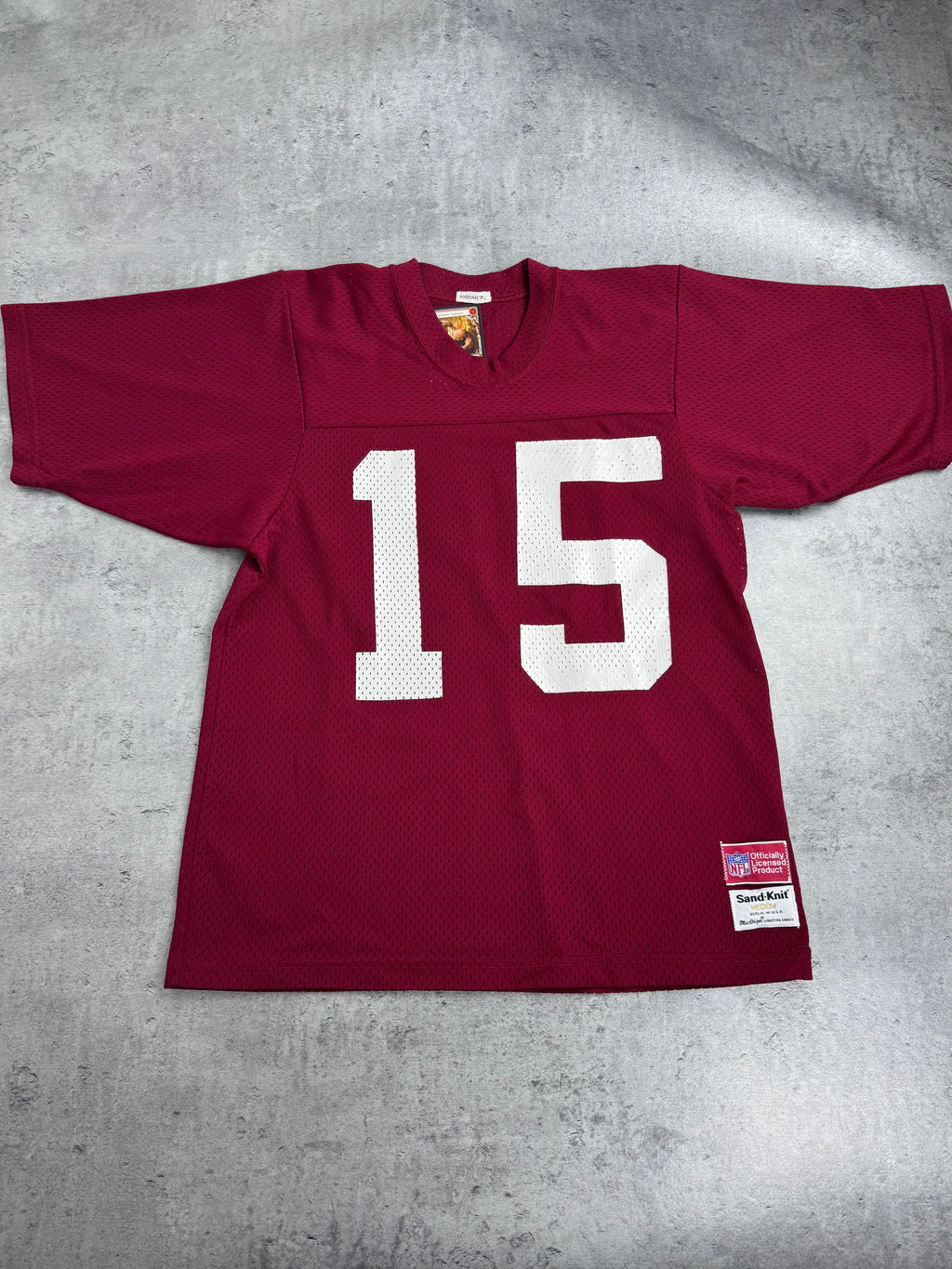 80s Sand Knit NFL Koszulka Oversized American Football Jersey True Vintage #15