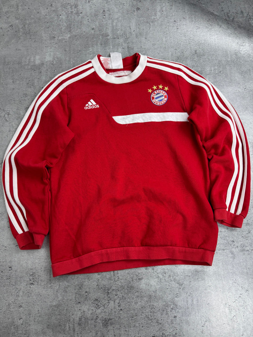 2013-14 Bayern Munich Bluza Crewneck Dziecięca 11-12Y Adidas Sportowa Piłkarska