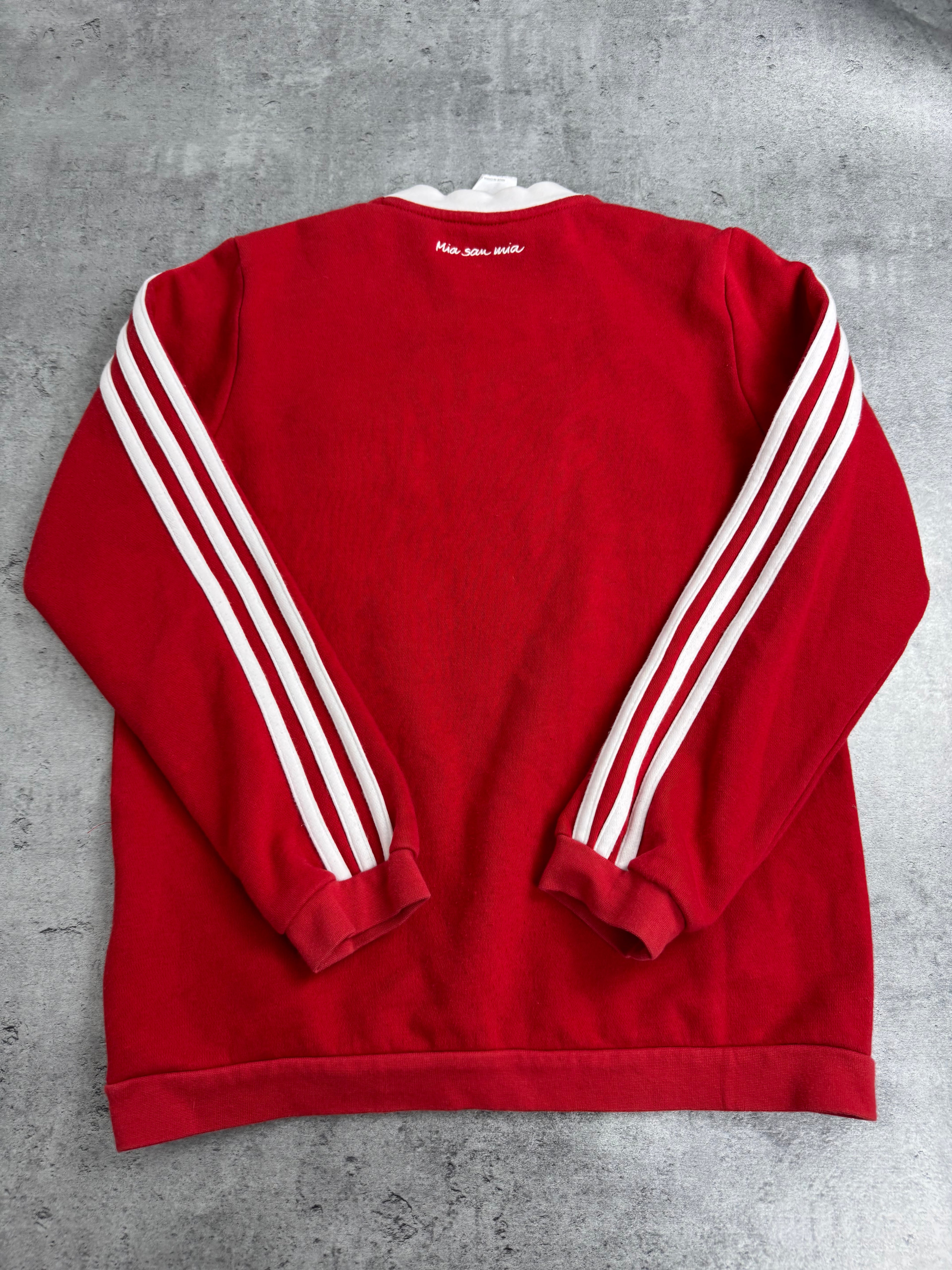 2013-14 Bayern Munich Bluza Crewneck Dziecięca 11-12Y Adidas Sportowa Piłkarska