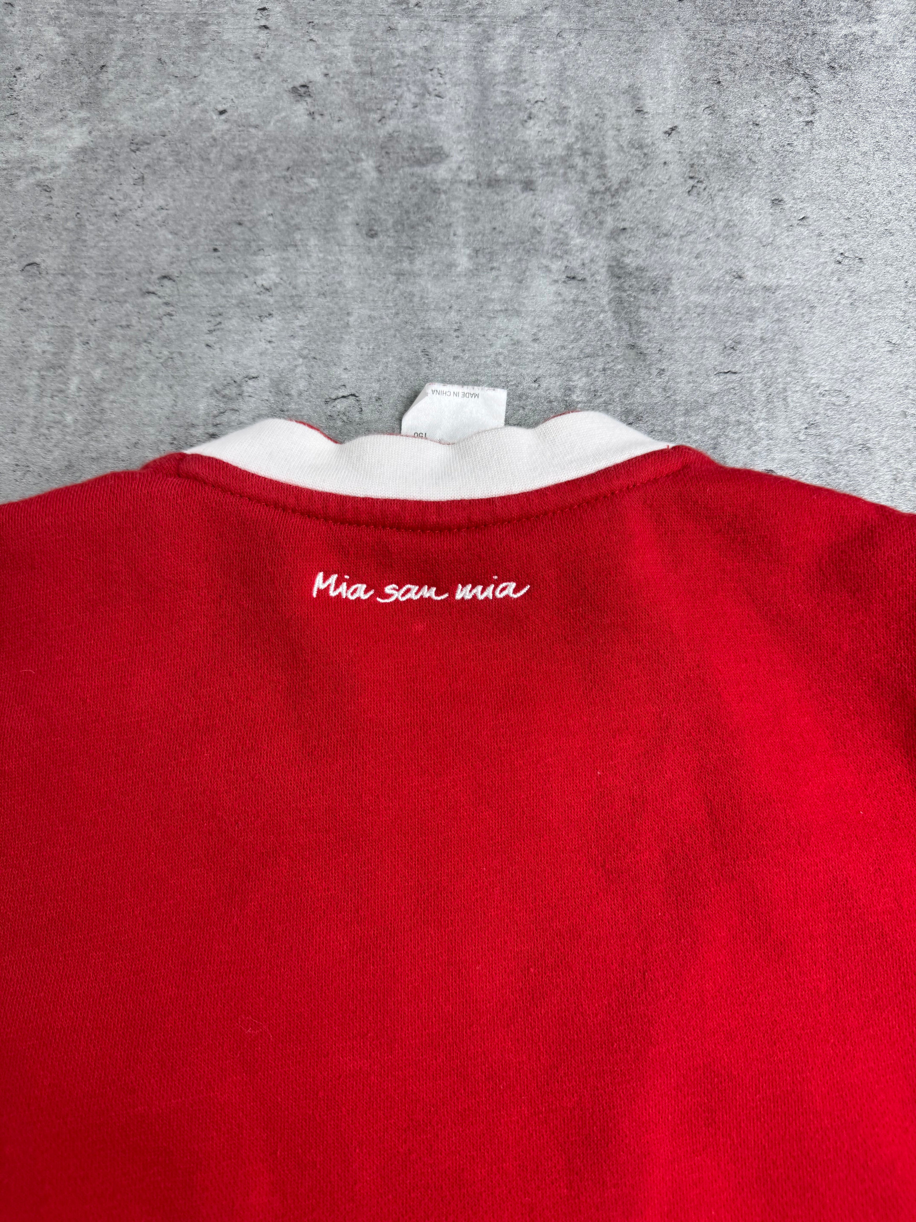 2013-14 Bayern Munich Bluza Crewneck Dziecięca 11-12Y Adidas Sportowa Piłkarska