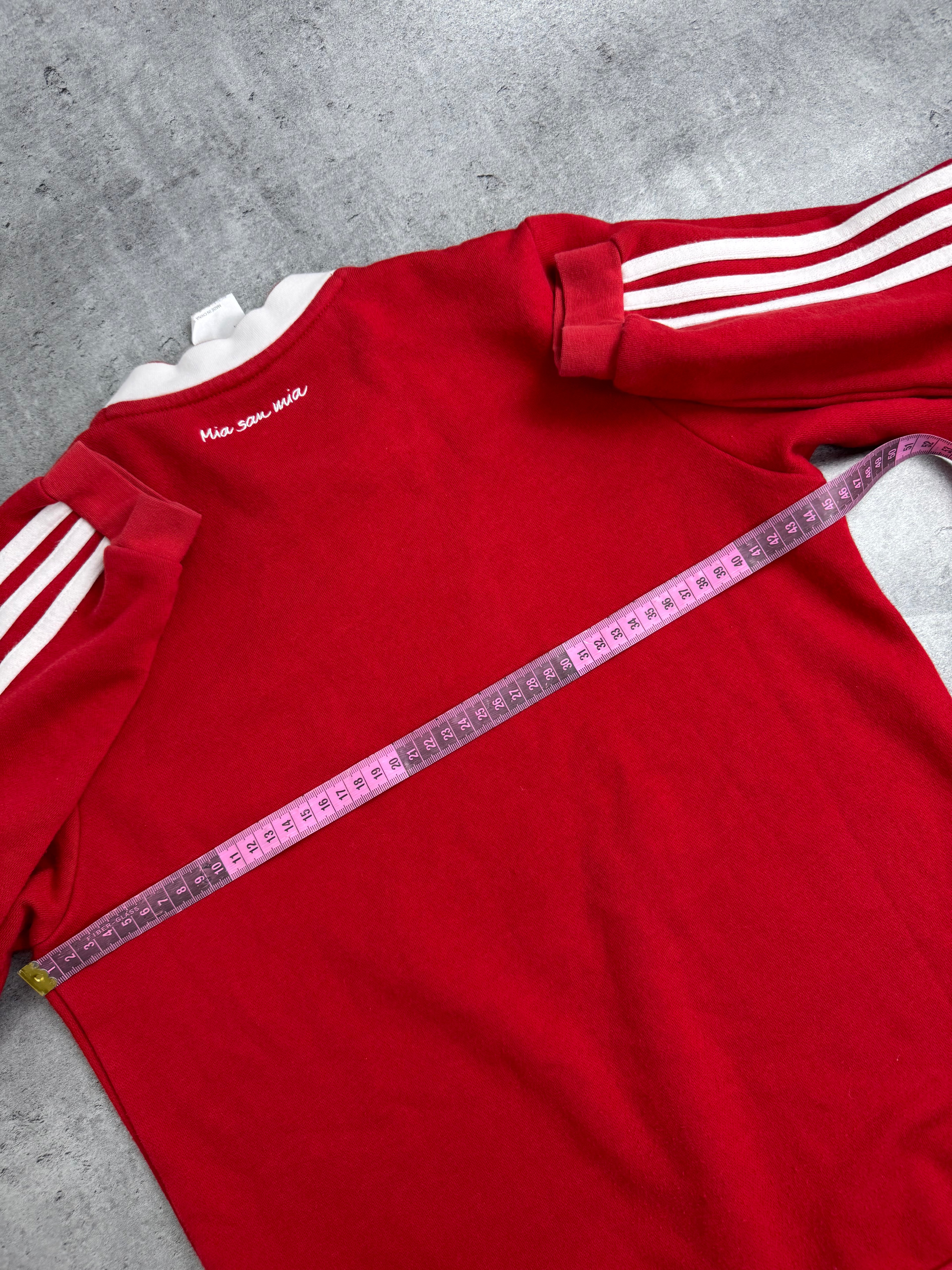 2013-14 Bayern Munich Bluza Crewneck Dziecięca 11-12Y Adidas Sportowa Piłkarska