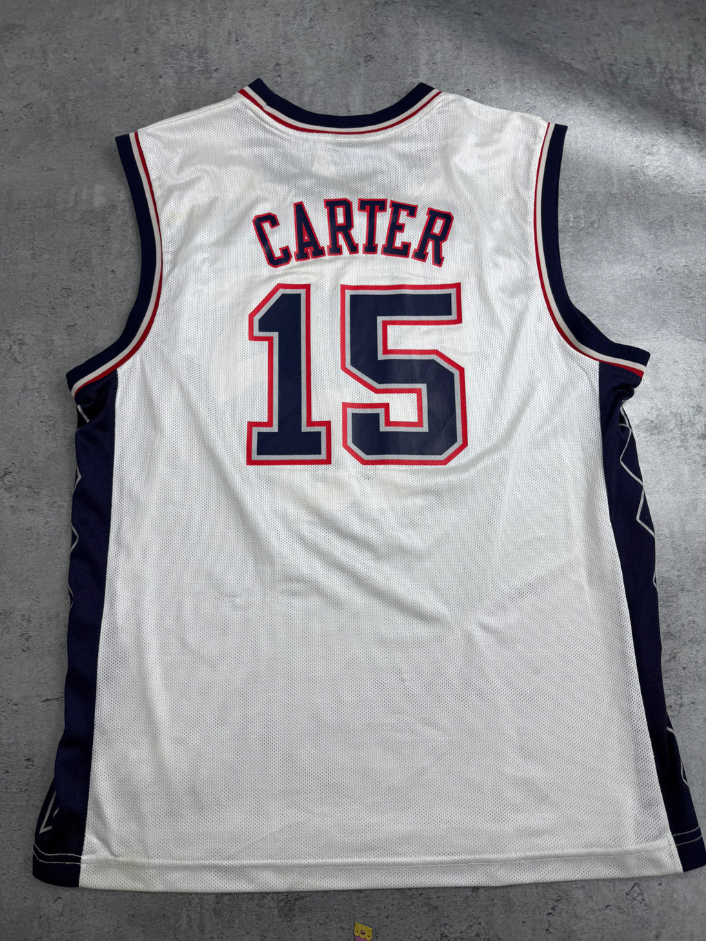 Vince Carter Adidas New Jersey Nets Koszulka Koszykarska NBA Basketball Jersey Home #15
