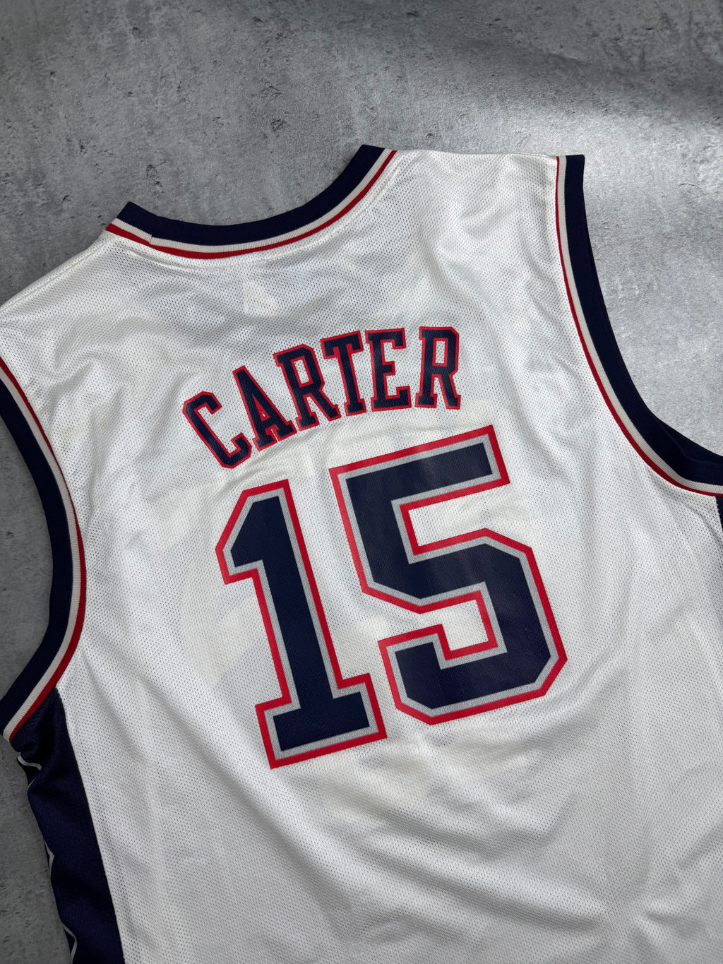 Vince Carter Adidas New Jersey Nets Koszulka Koszykarska NBA Basketball Jersey Home #15