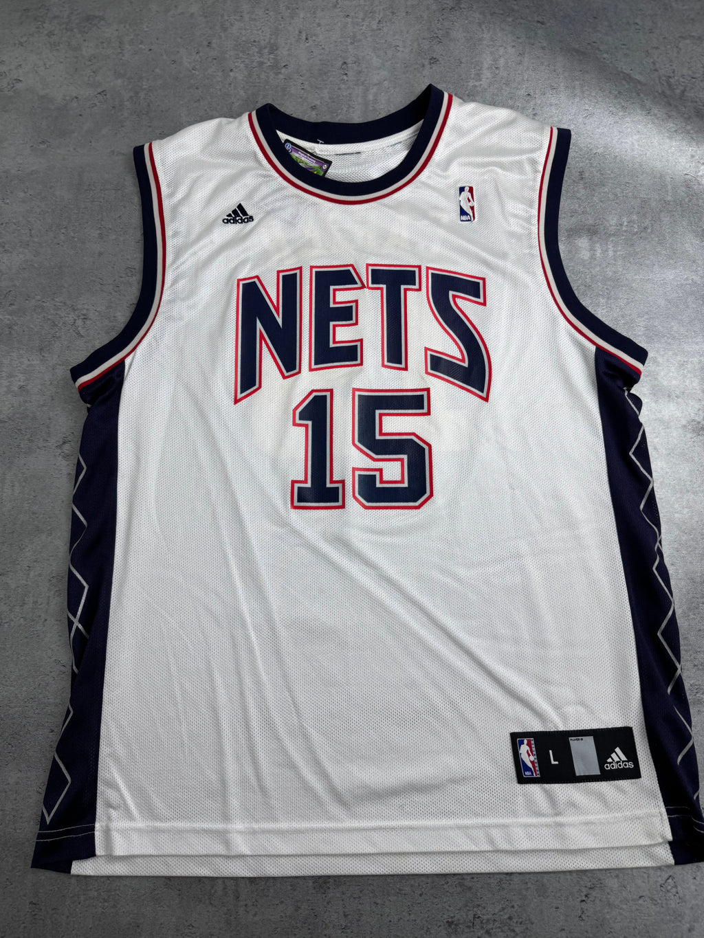 Vince Carter Adidas New Jersey Nets Koszulka Koszykarska NBA Basketball Jersey Home #15