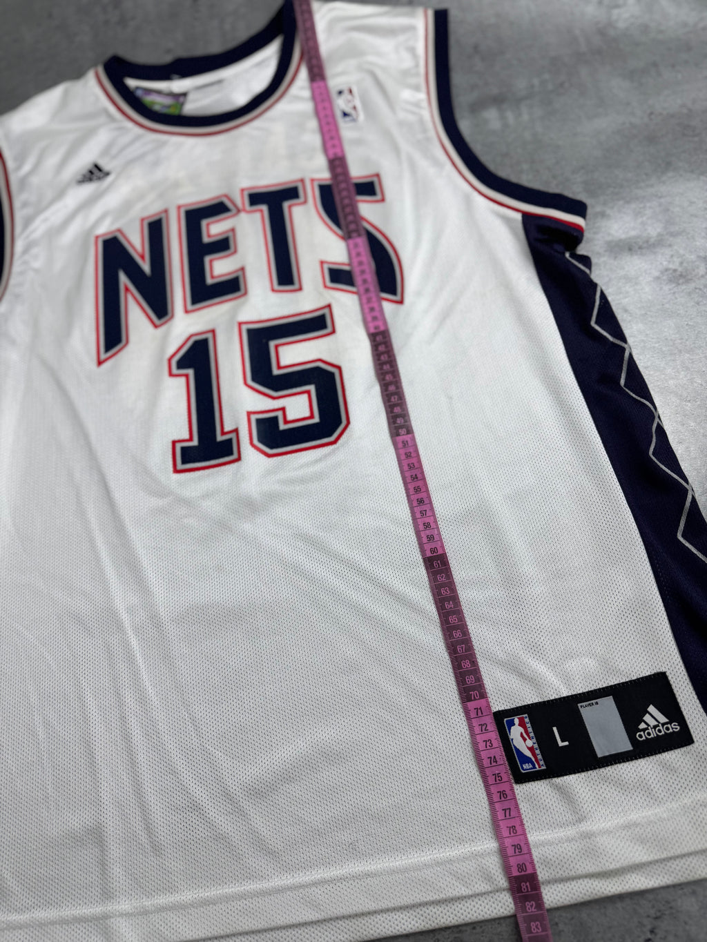 Vince Carter Adidas New Jersey Nets Koszulka Koszykarska NBA Basketball Jersey Home #15