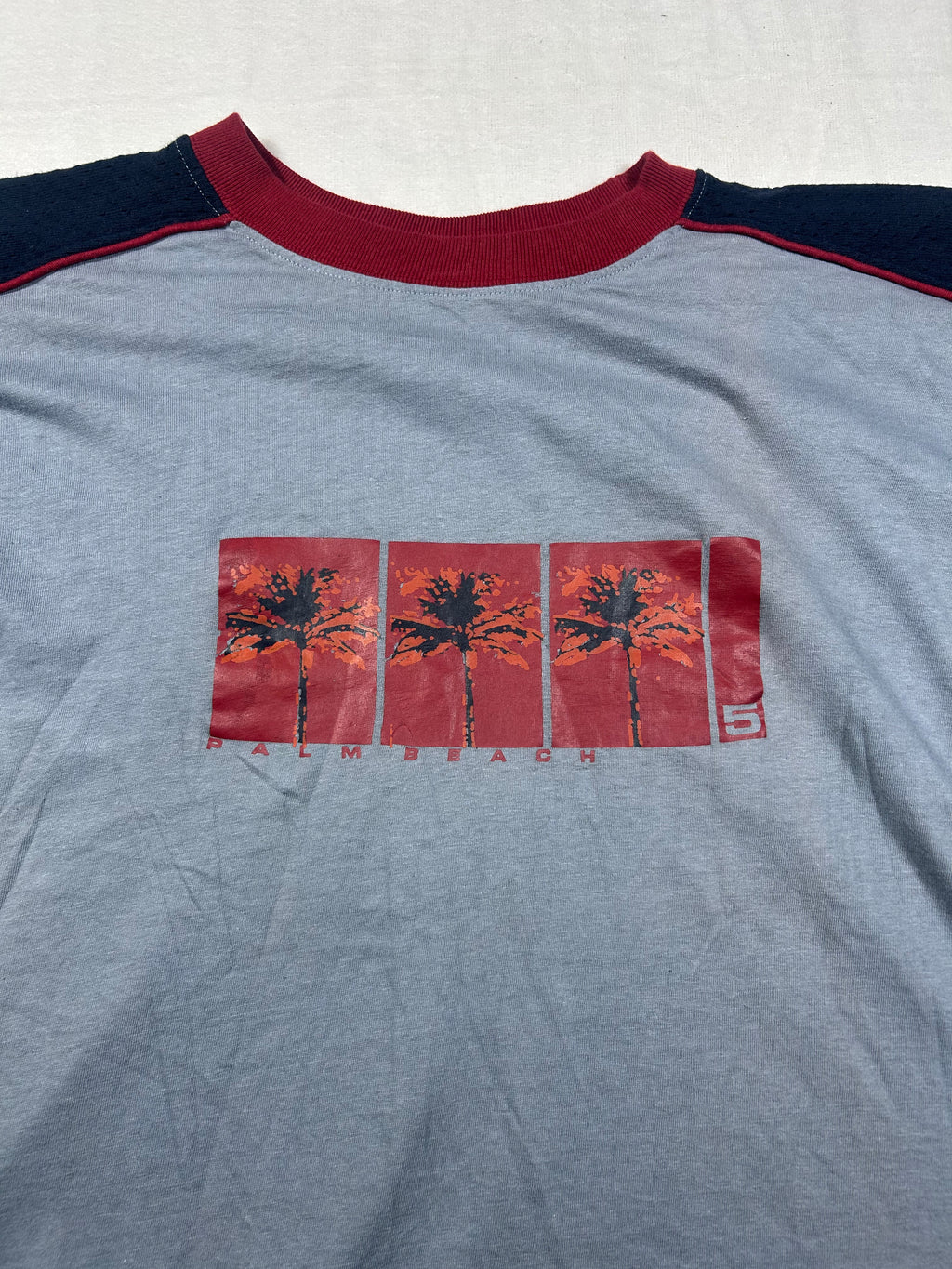 koszulka y2k z napisem Palm Beach