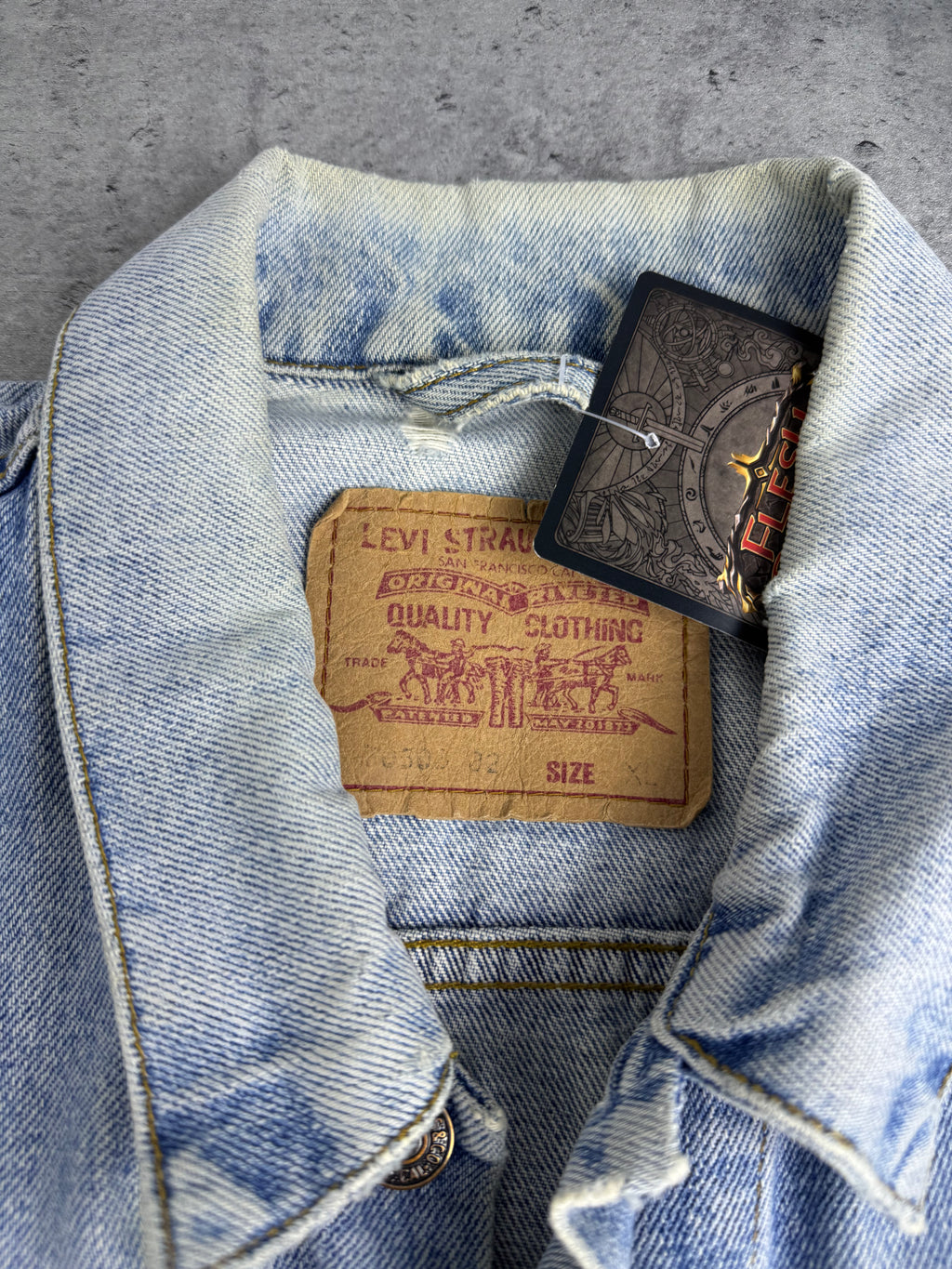 1996 Levi's Katana Jeansowa Kurtka Denim Trucker Jacket Jeans 90s Vintage