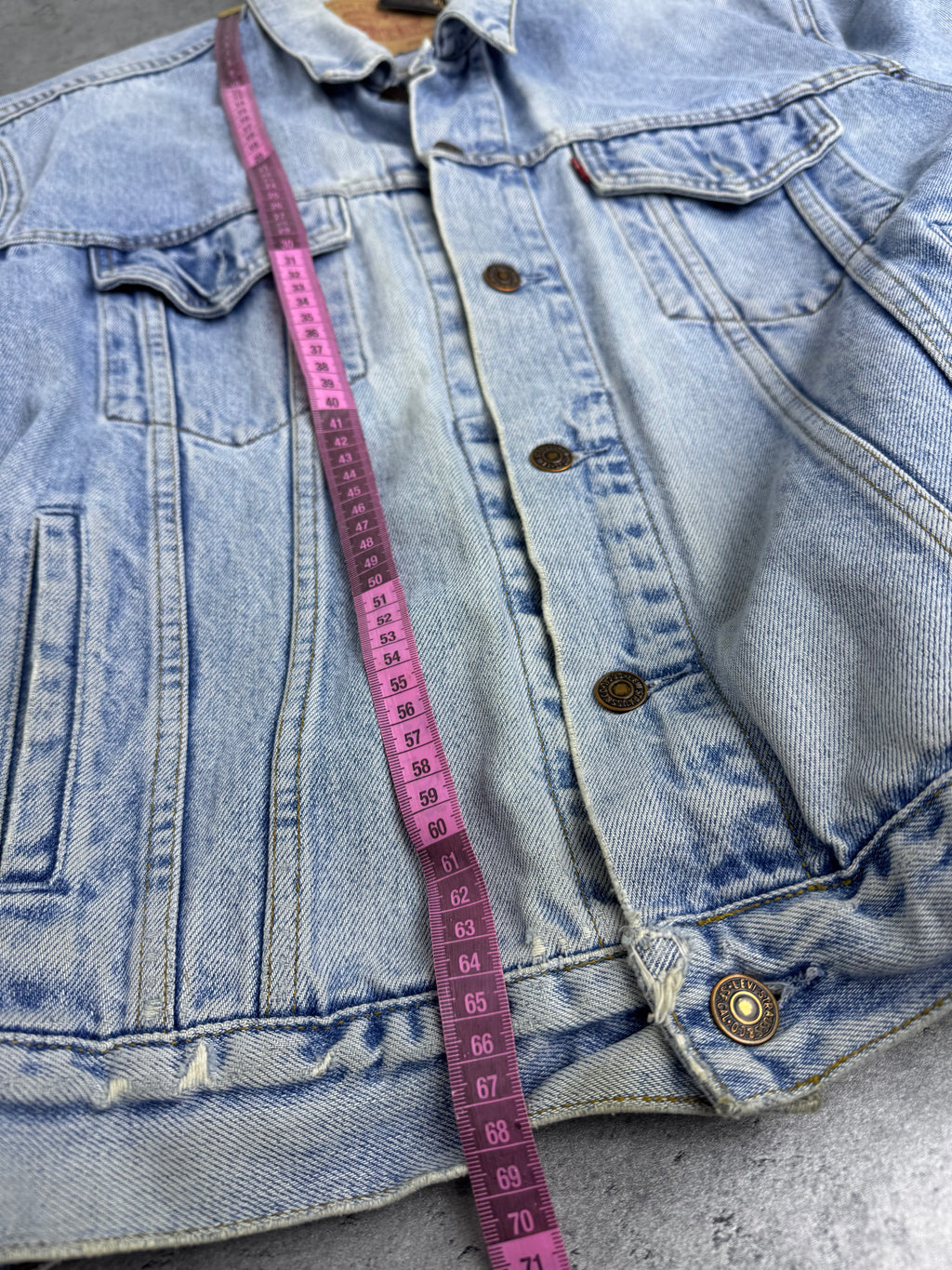 1996 Levi's Katana Jeansowa Kurtka Denim Trucker Jacket Jeans 90s Vintage