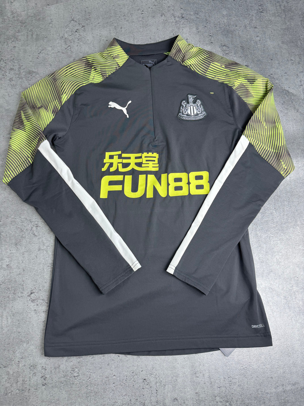 Newcastle United Training 1/3 Zip Pullover Koszulka z długim rękawem treningowa Puma piłkarska