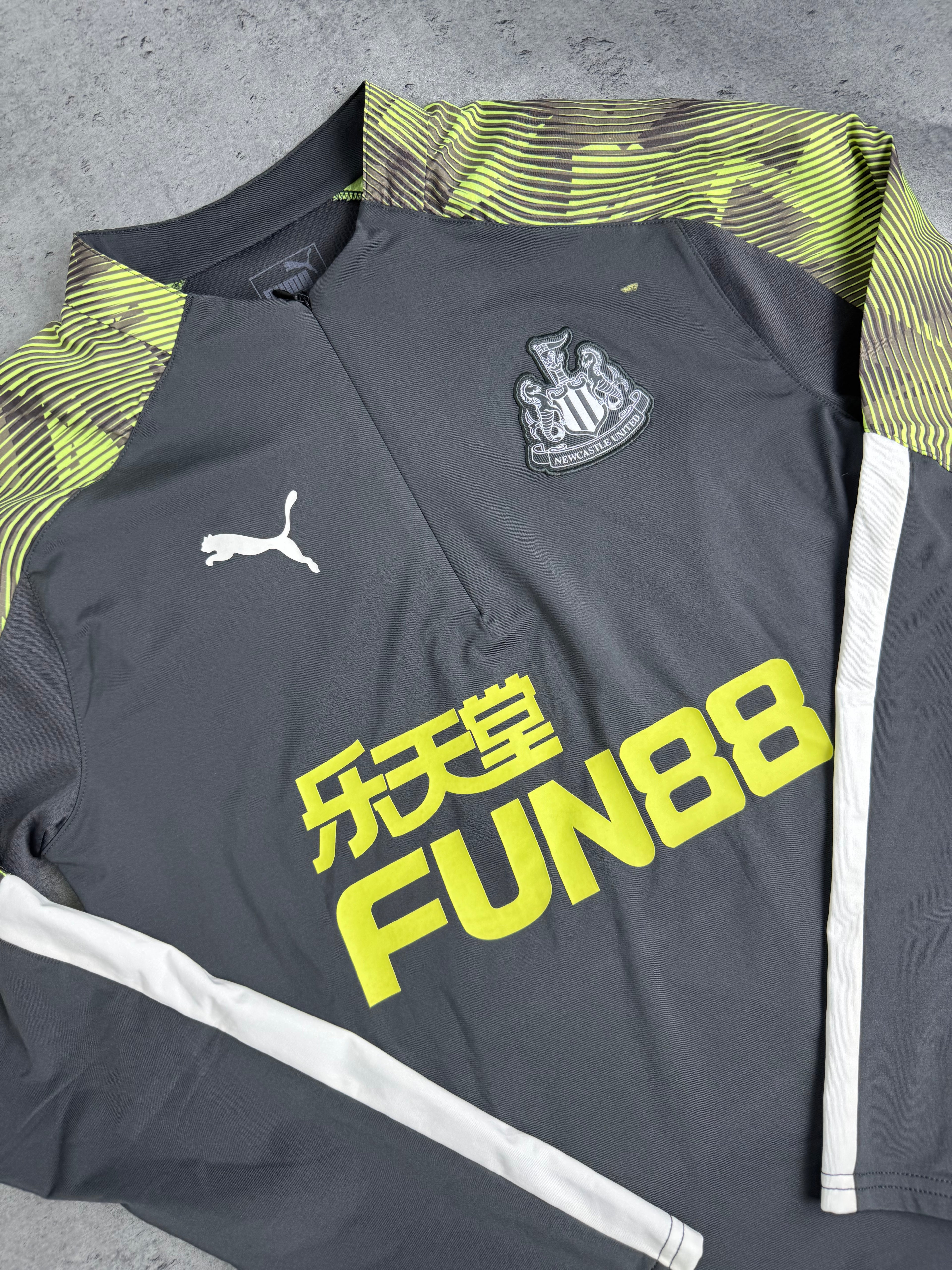 Newcastle United Training 1/3 Zip Pullover Koszulka z długim rękawem treningowa Puma piłkarska