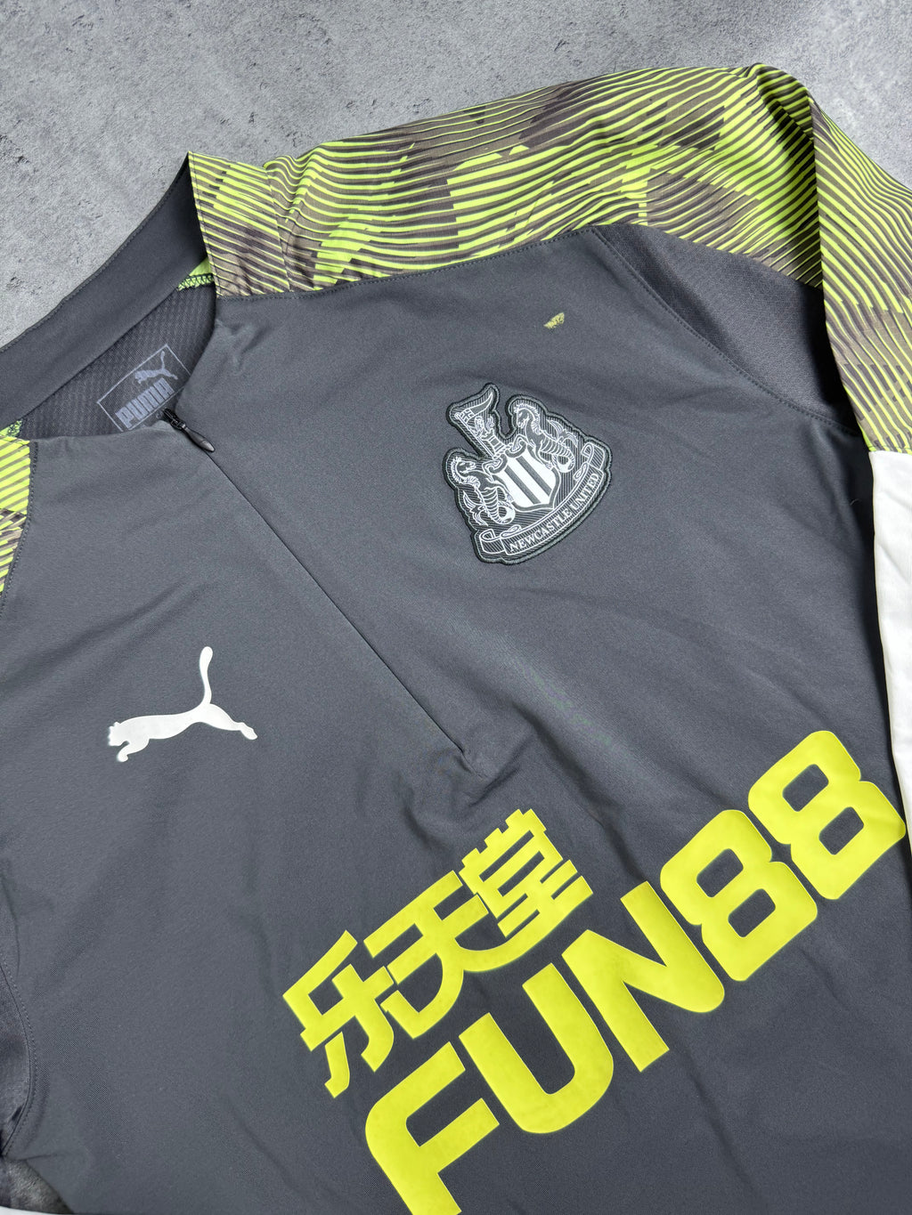 Newcastle United Training 1/3 Zip Pullover Koszulka z długim rękawem treningowa Puma piłkarska